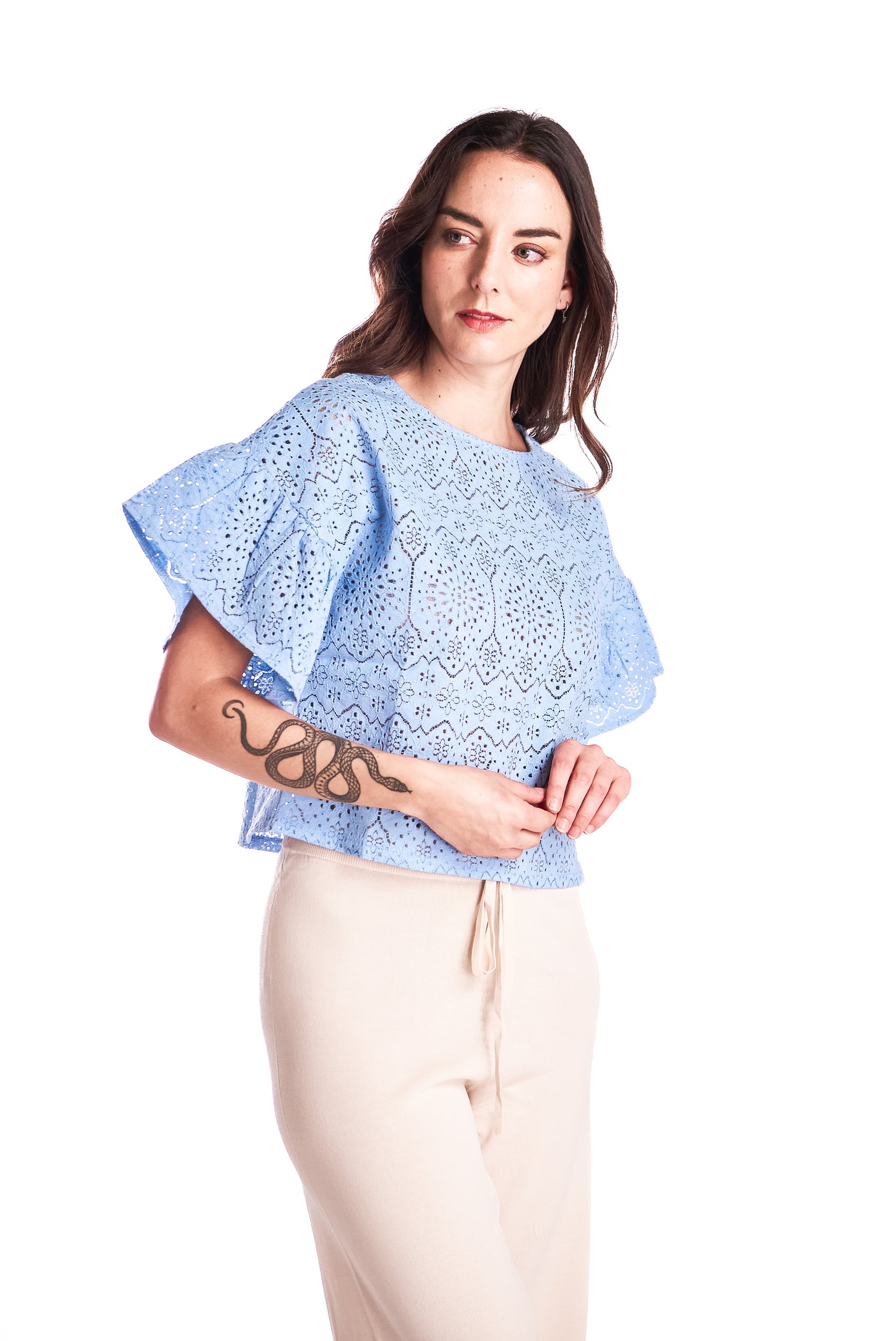 Blusa Broderie Sofi