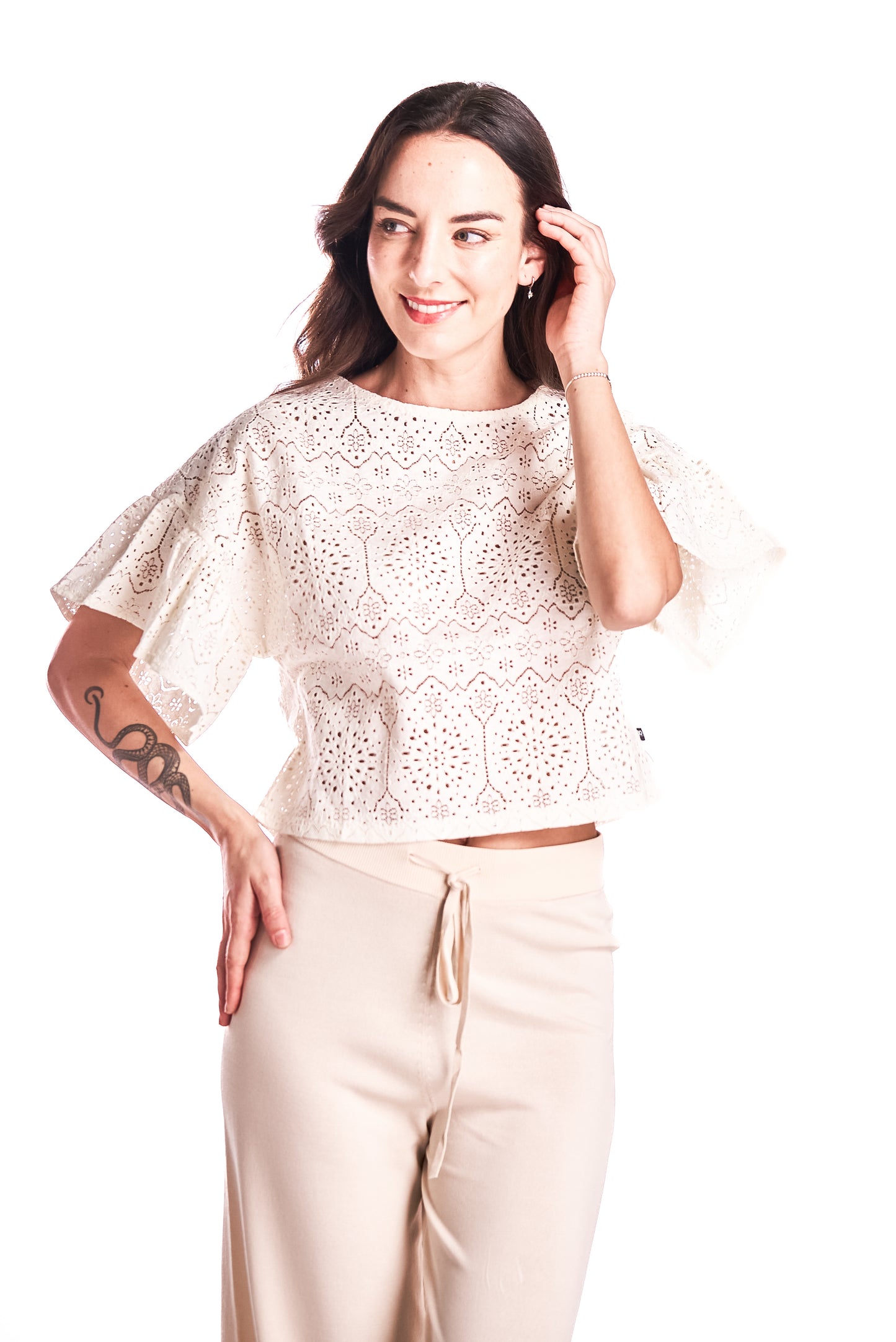 Blusa Broderie Sofi