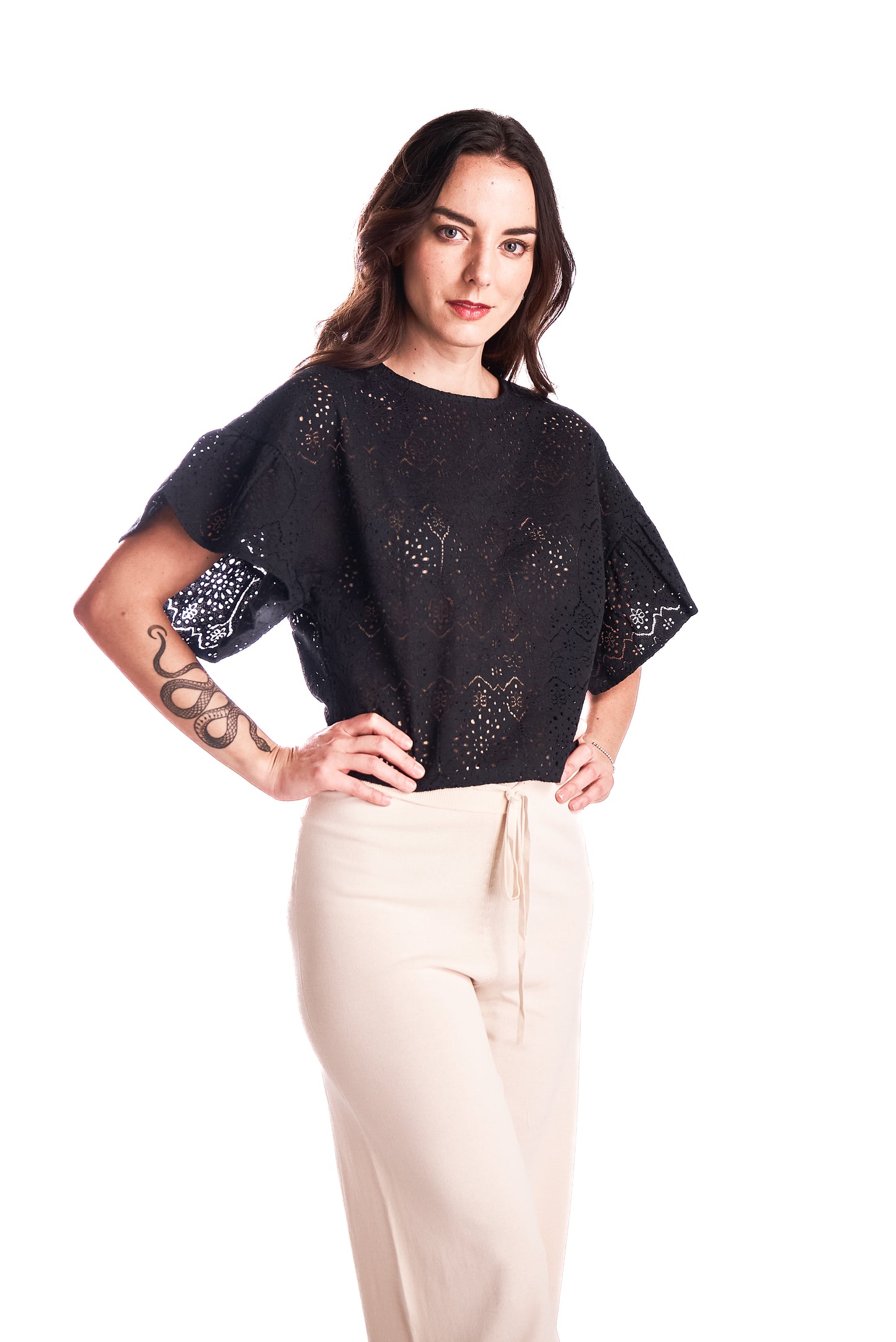 Blusa Broderie Sofi