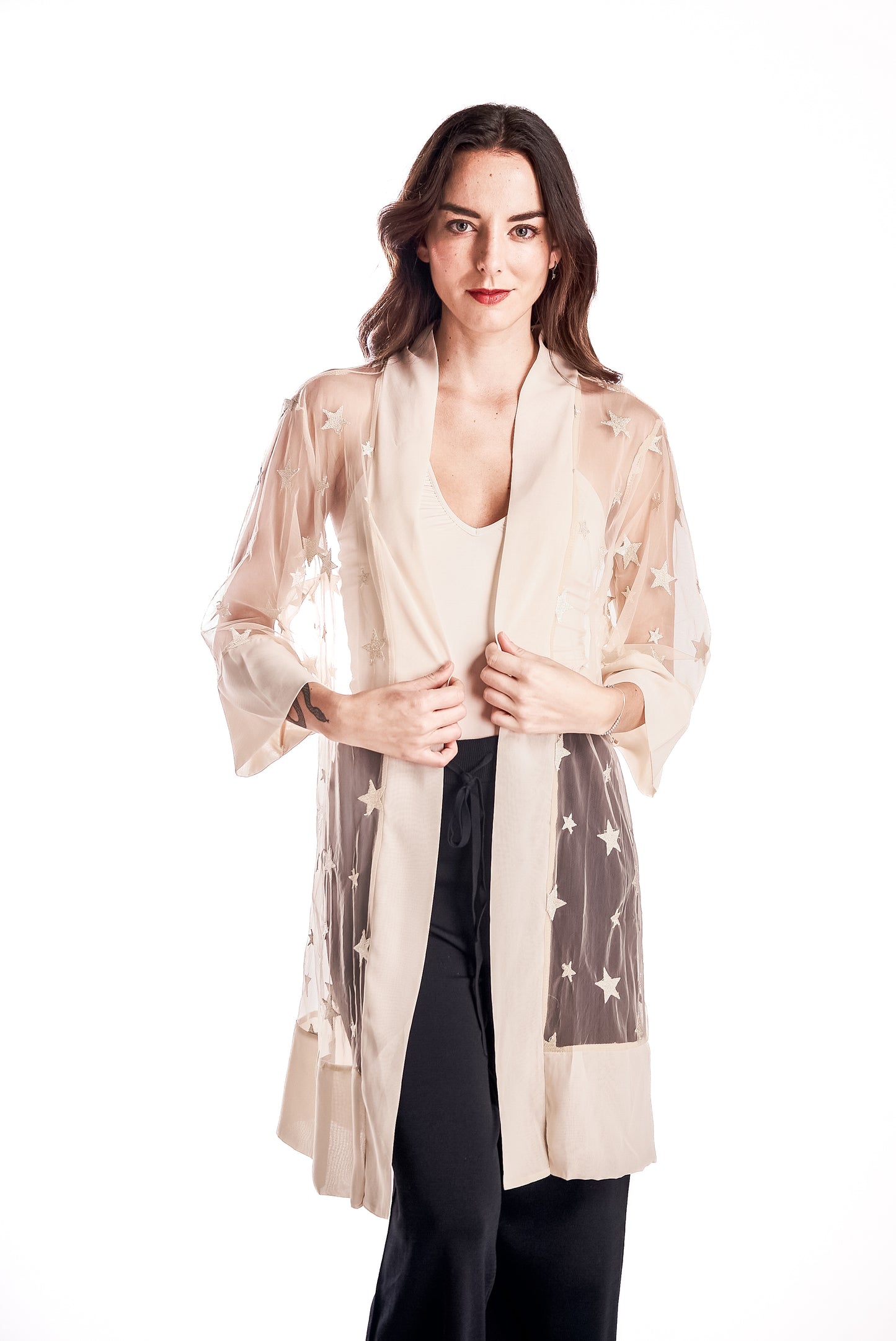 Tapado Organza Stelle