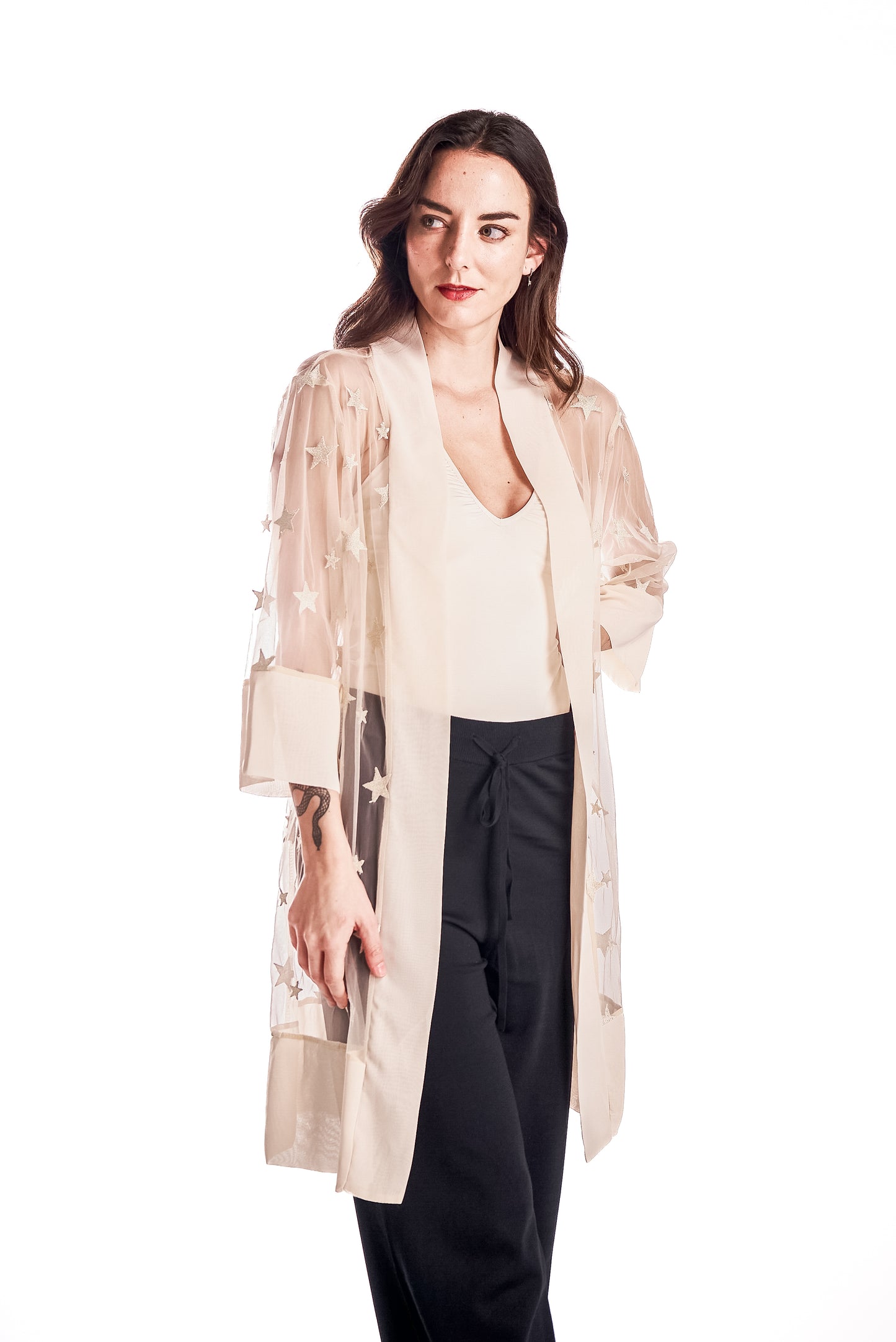 Tapado Organza Stelle