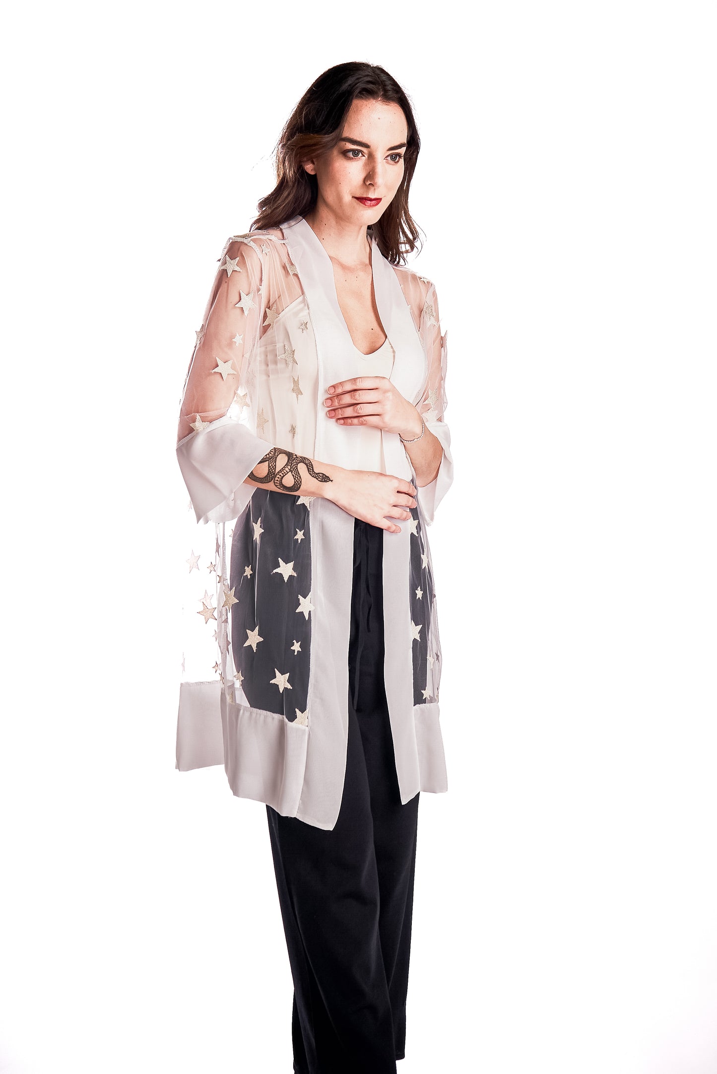 Tapado Organza Stelle