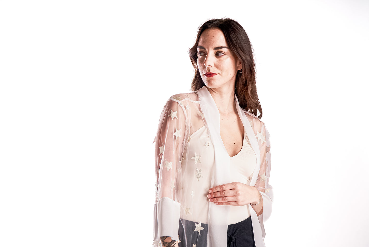 Tapado Organza Stelle