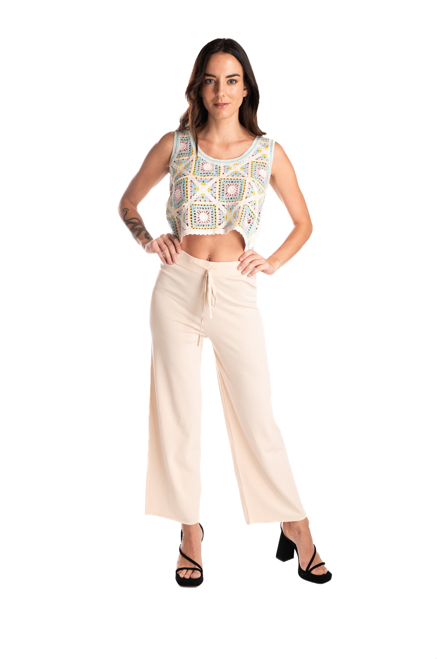 Top Crochet Cuadrete