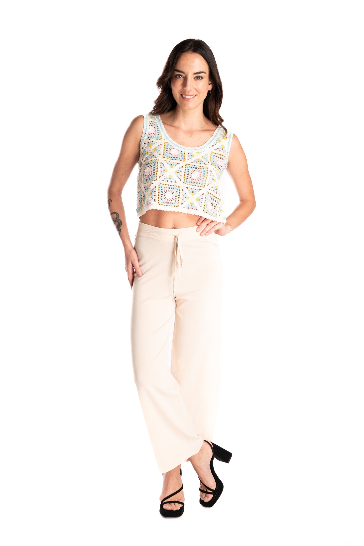Top Crochet Cuadrete