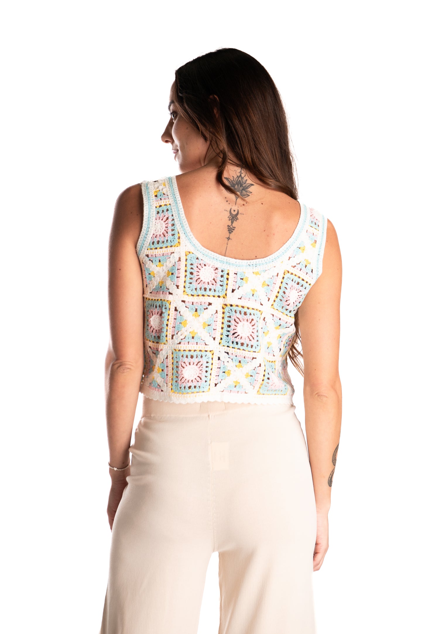 Top Crochet Cuadrete