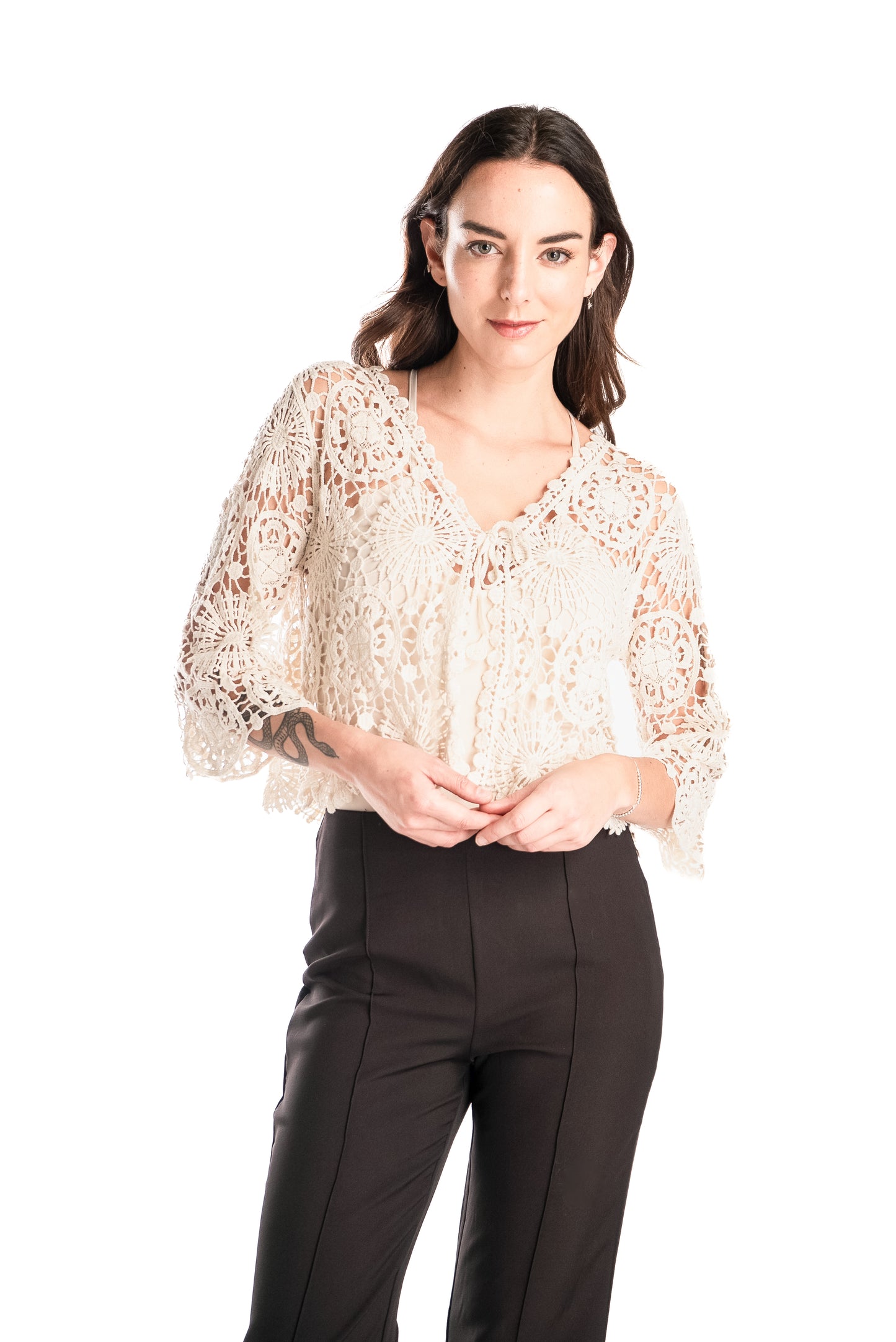 Tapado Crochet Zara