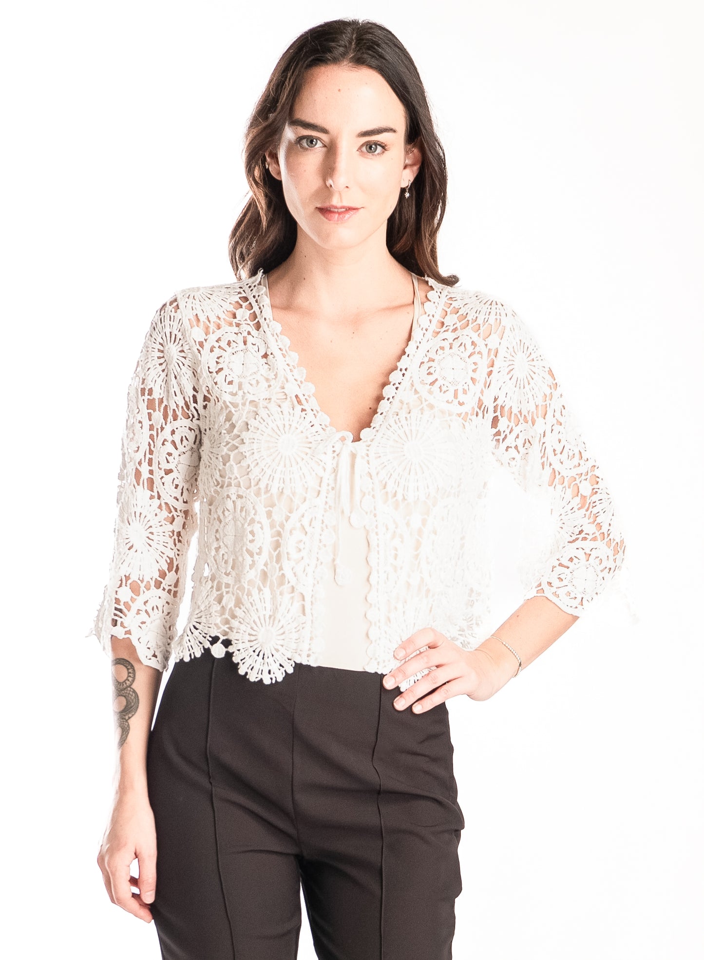 Tapado Crochet Zara