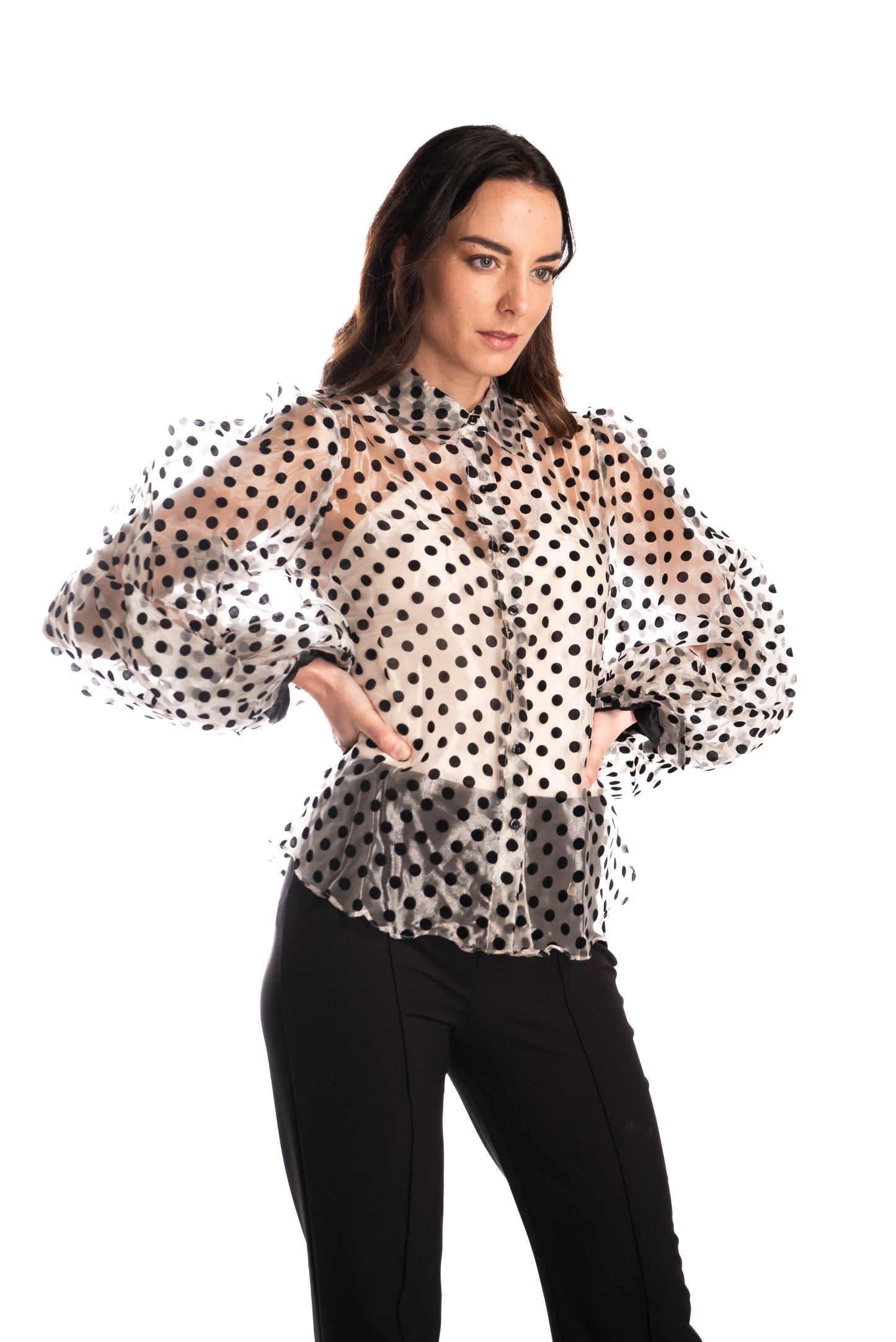 Maxi Blusa Lunares