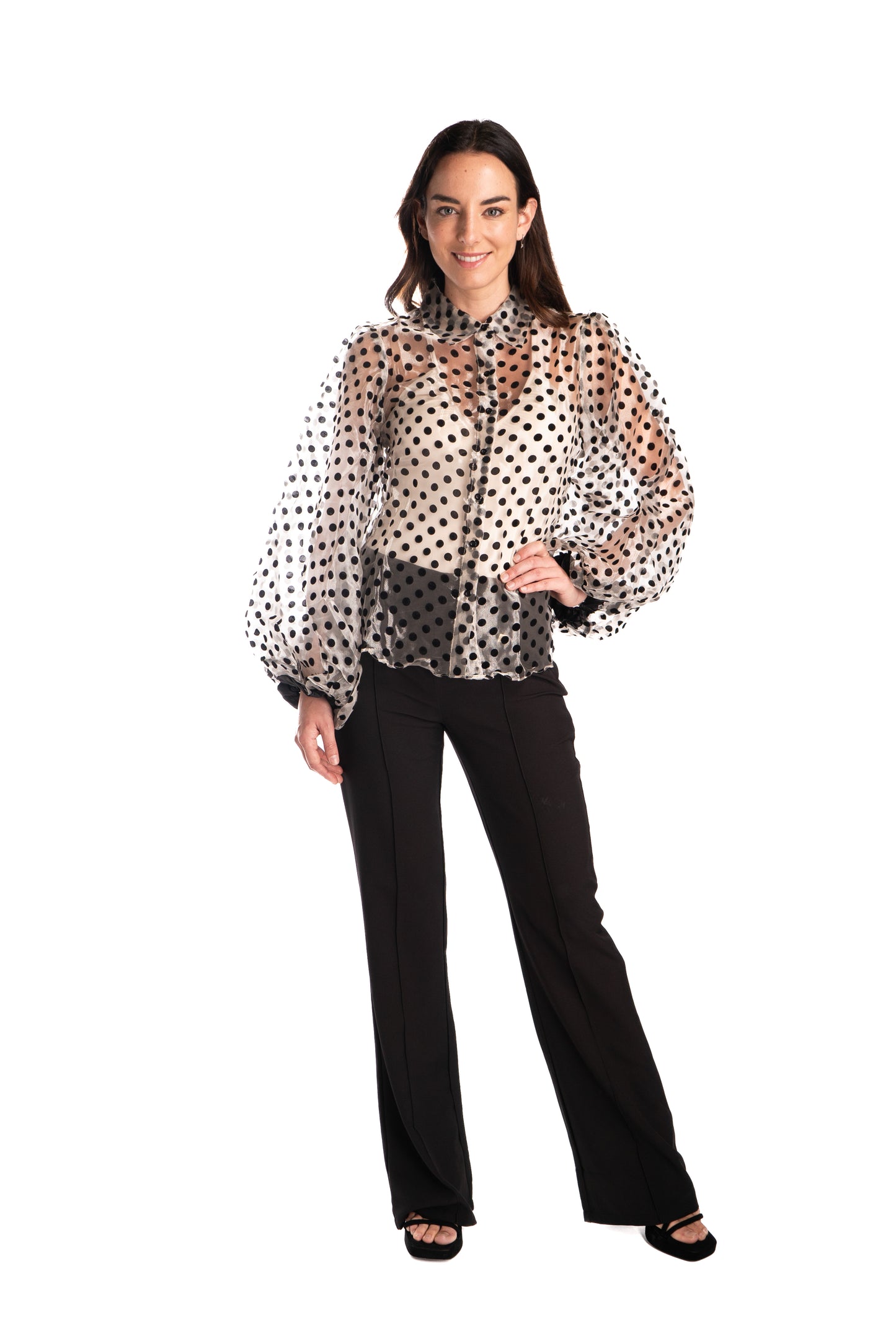 Maxi Blusa Lunares