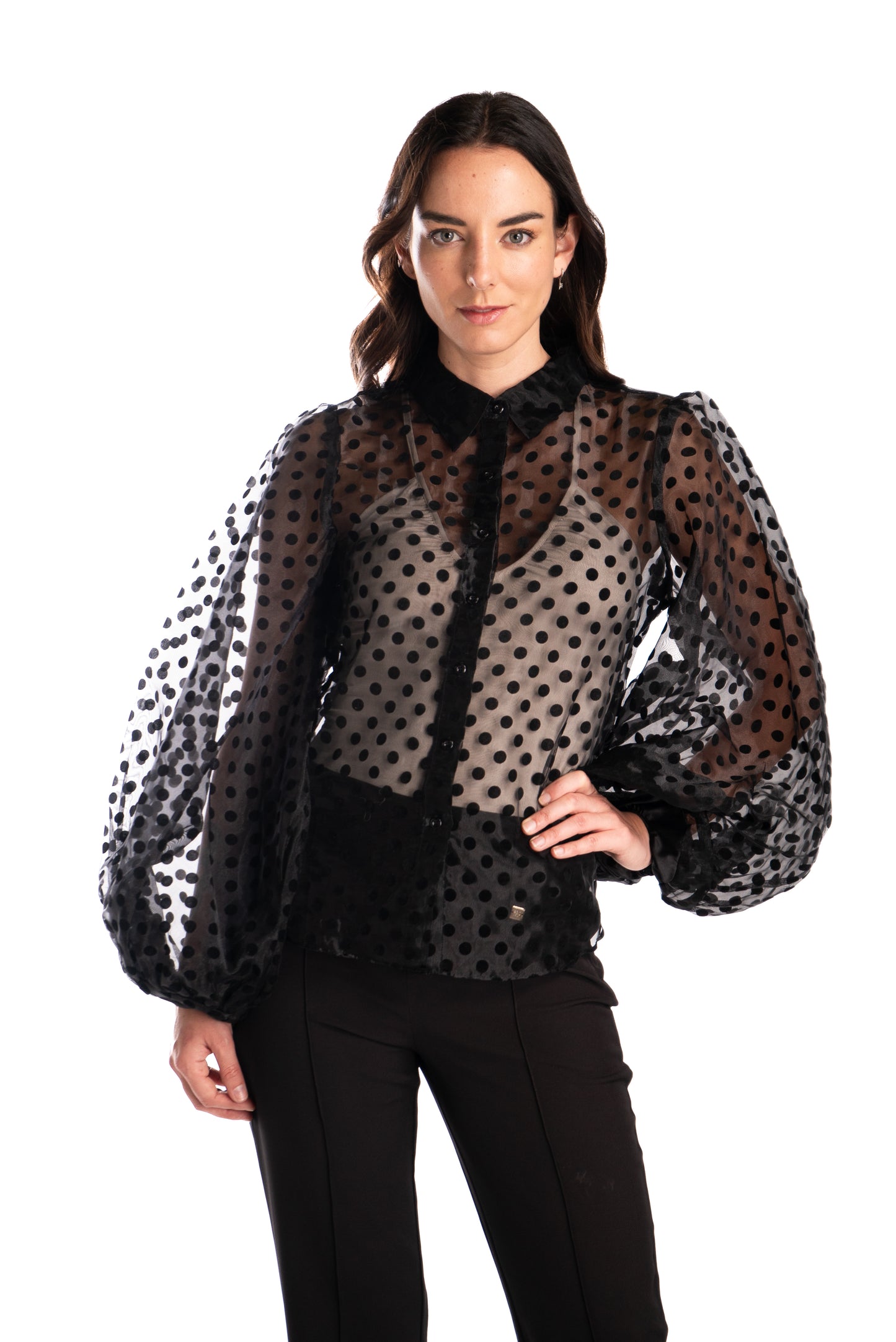 Maxi Blusa Lunares
