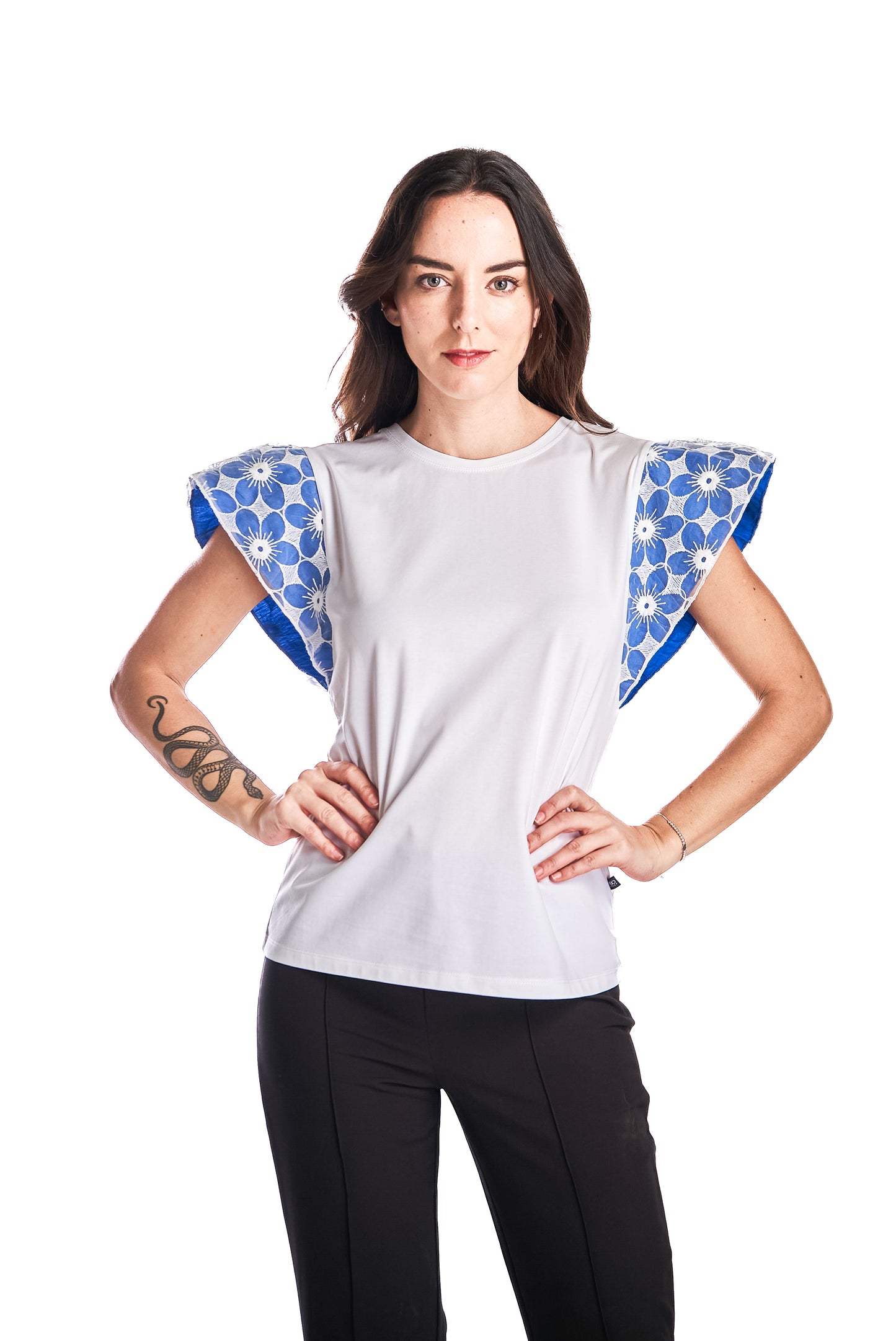 Polera Broderie Colore