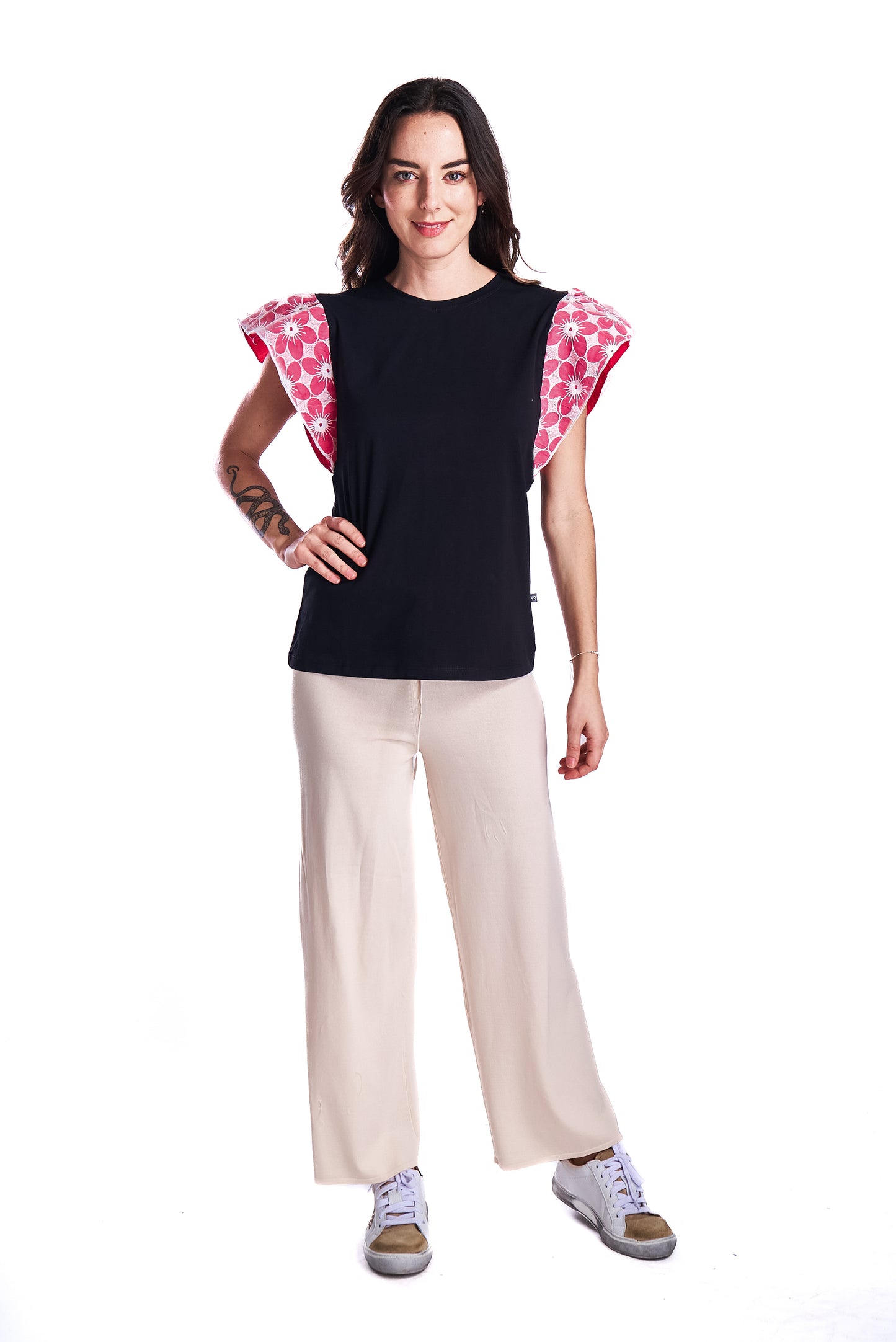Polera Broderie Colore