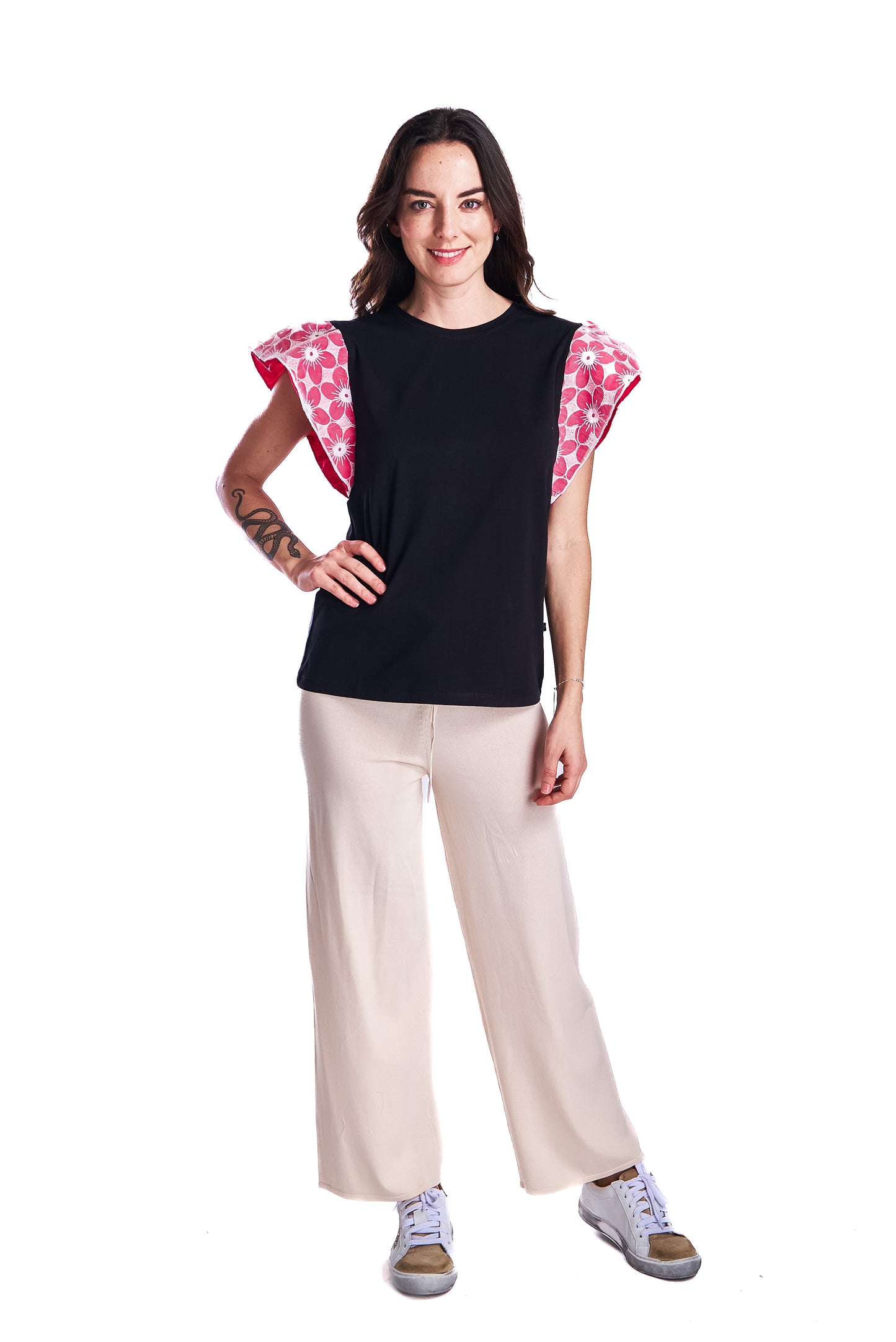 Polera Broderie Colore