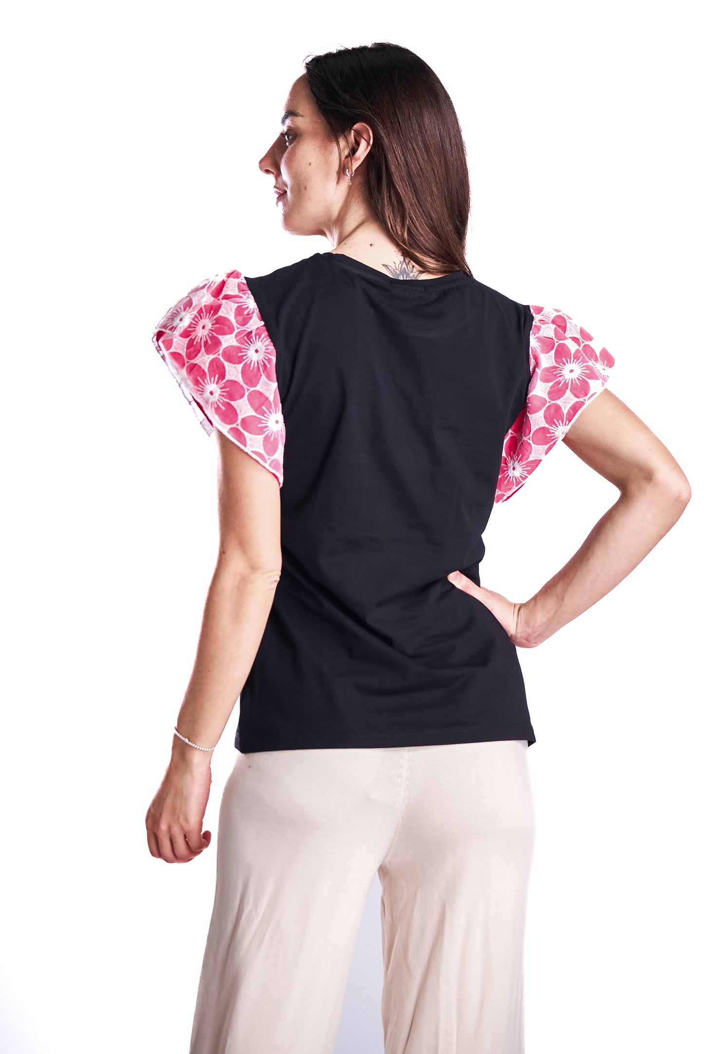 Polera Broderie Colore