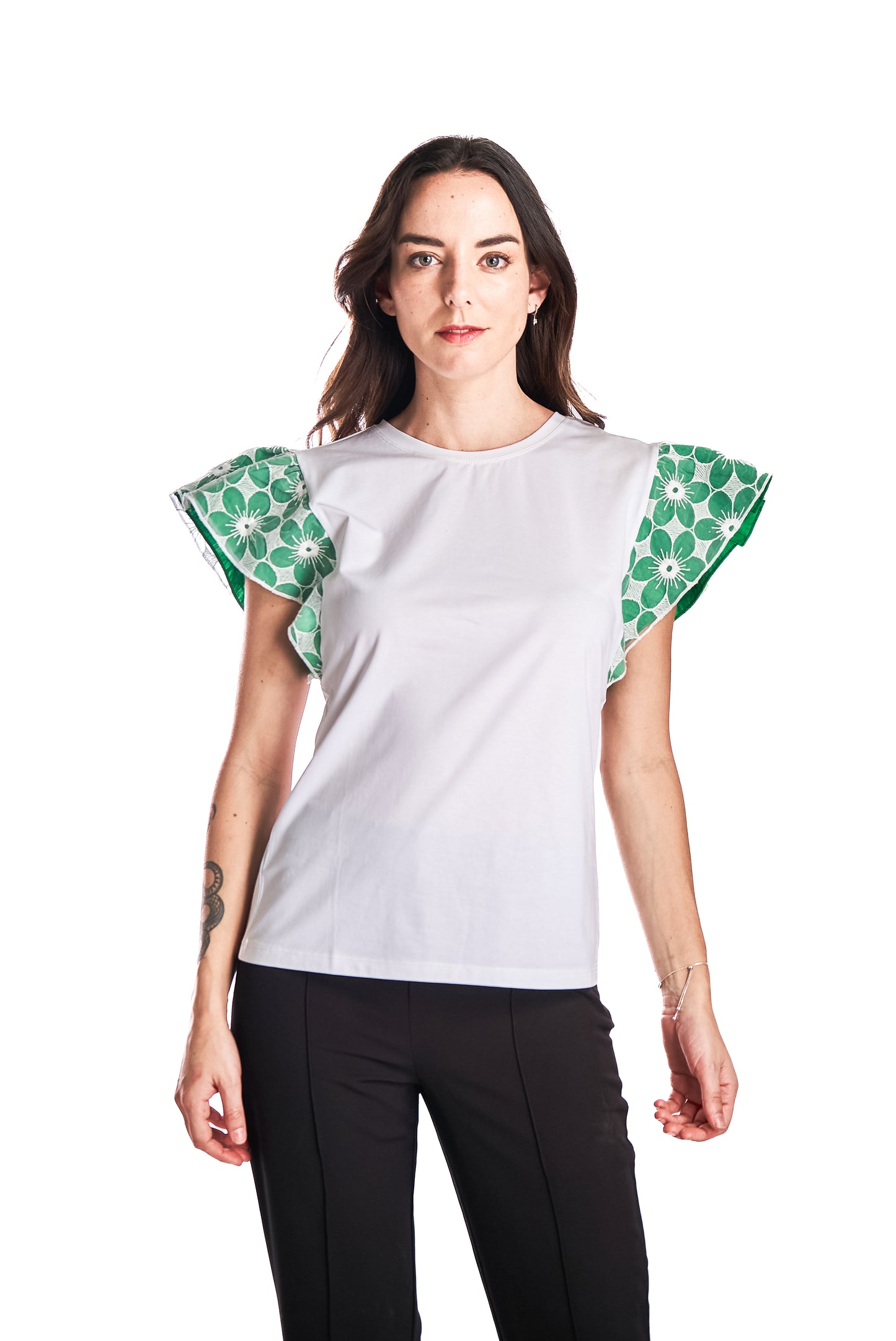 Polera Broderie Colore