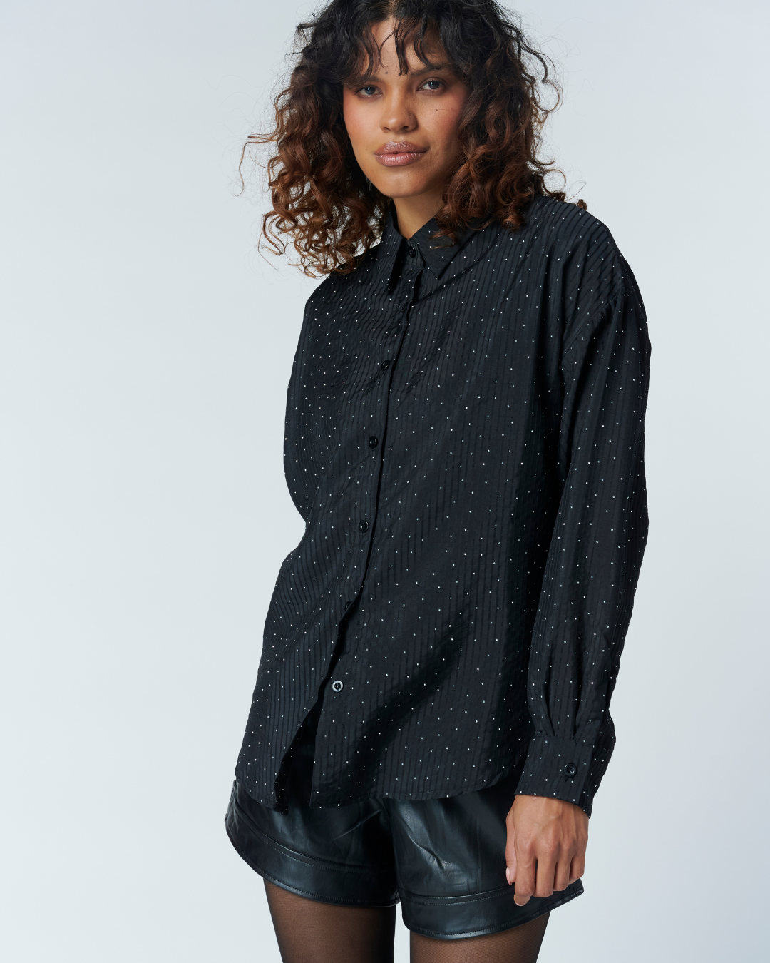 Blusa Over Strass