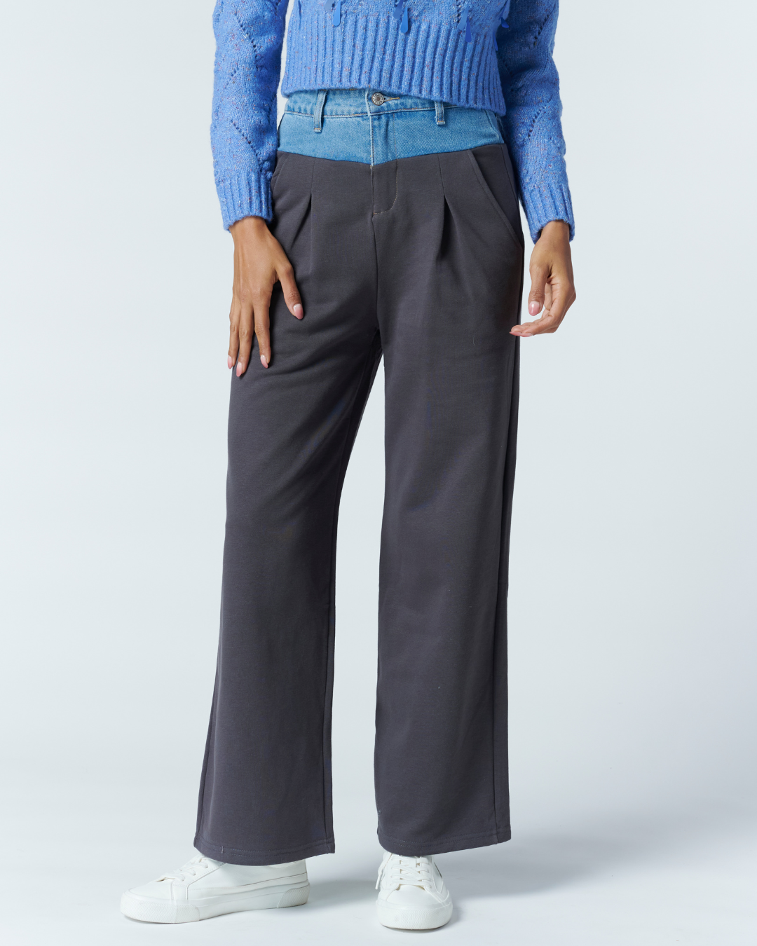 Pantalon Jeans Combinado