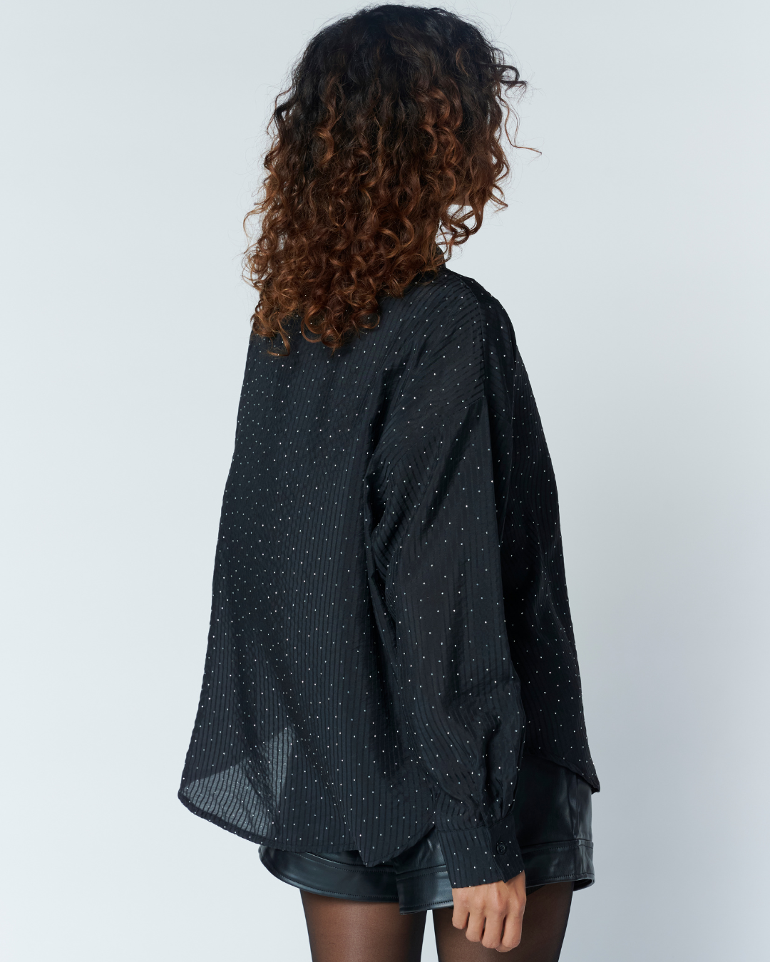 Blusa Over Strass
