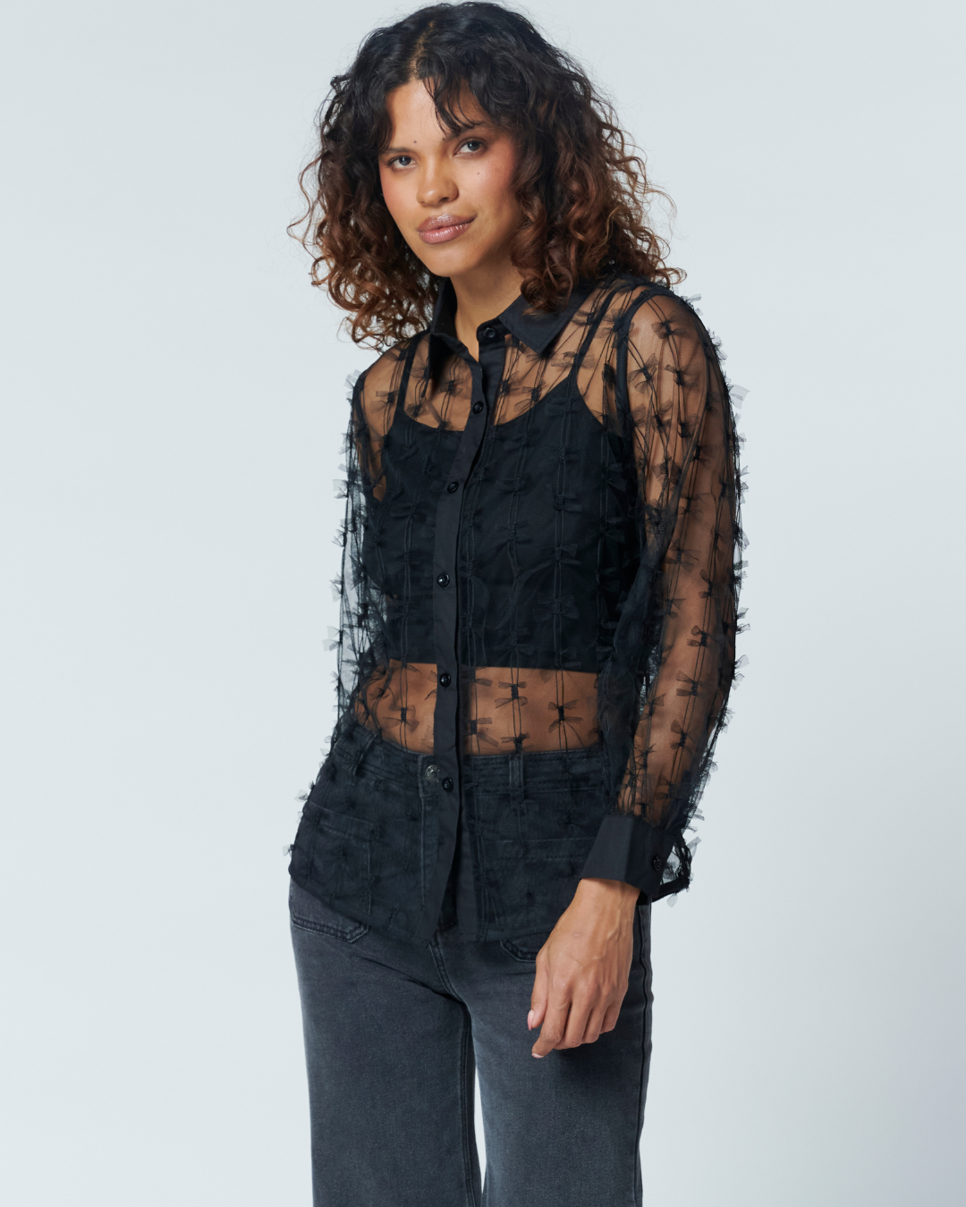 Blusa Transparencia Lazitos