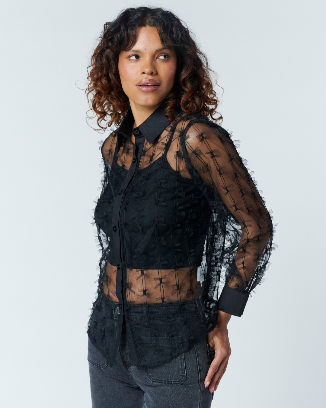 Blusa Transparencia Lazitos