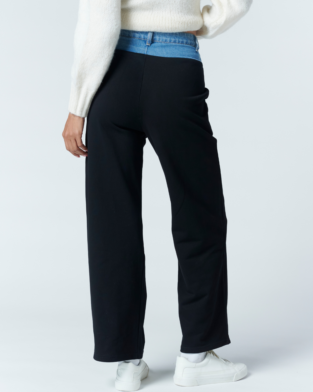 Pantalon Jeans Combinado