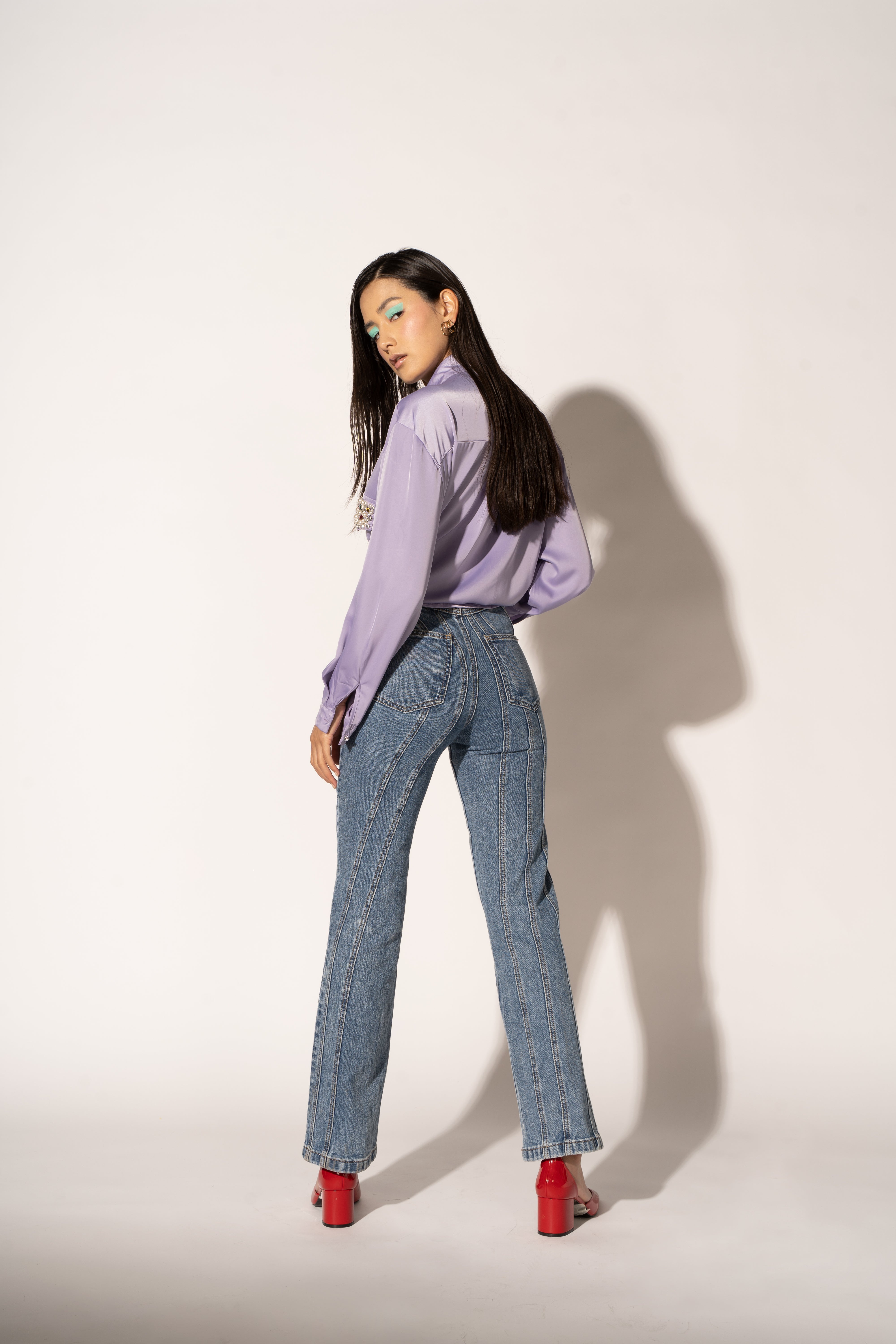 JEANS COSTURAS FASHION