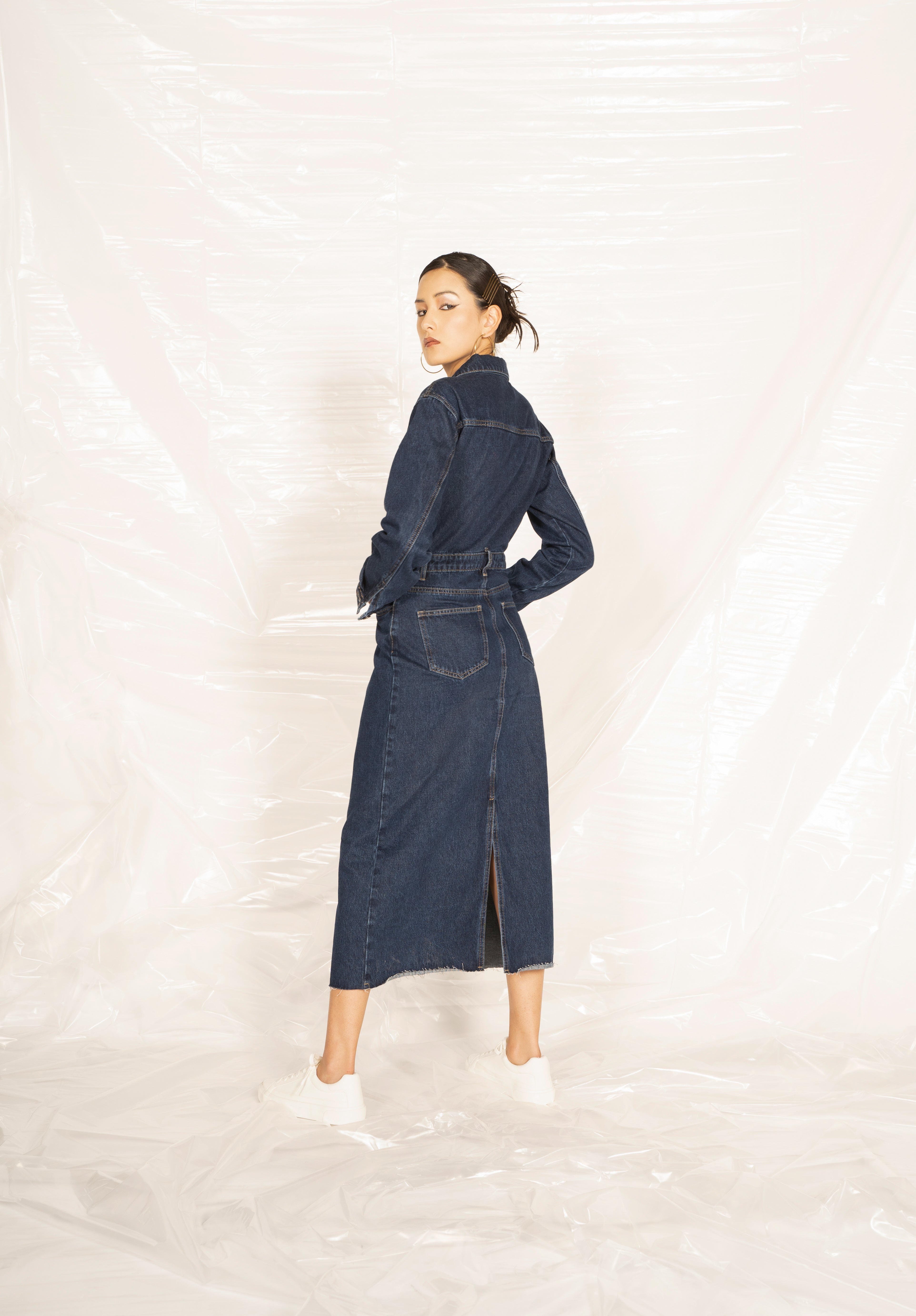 VESTIDO DENIM DONNA
