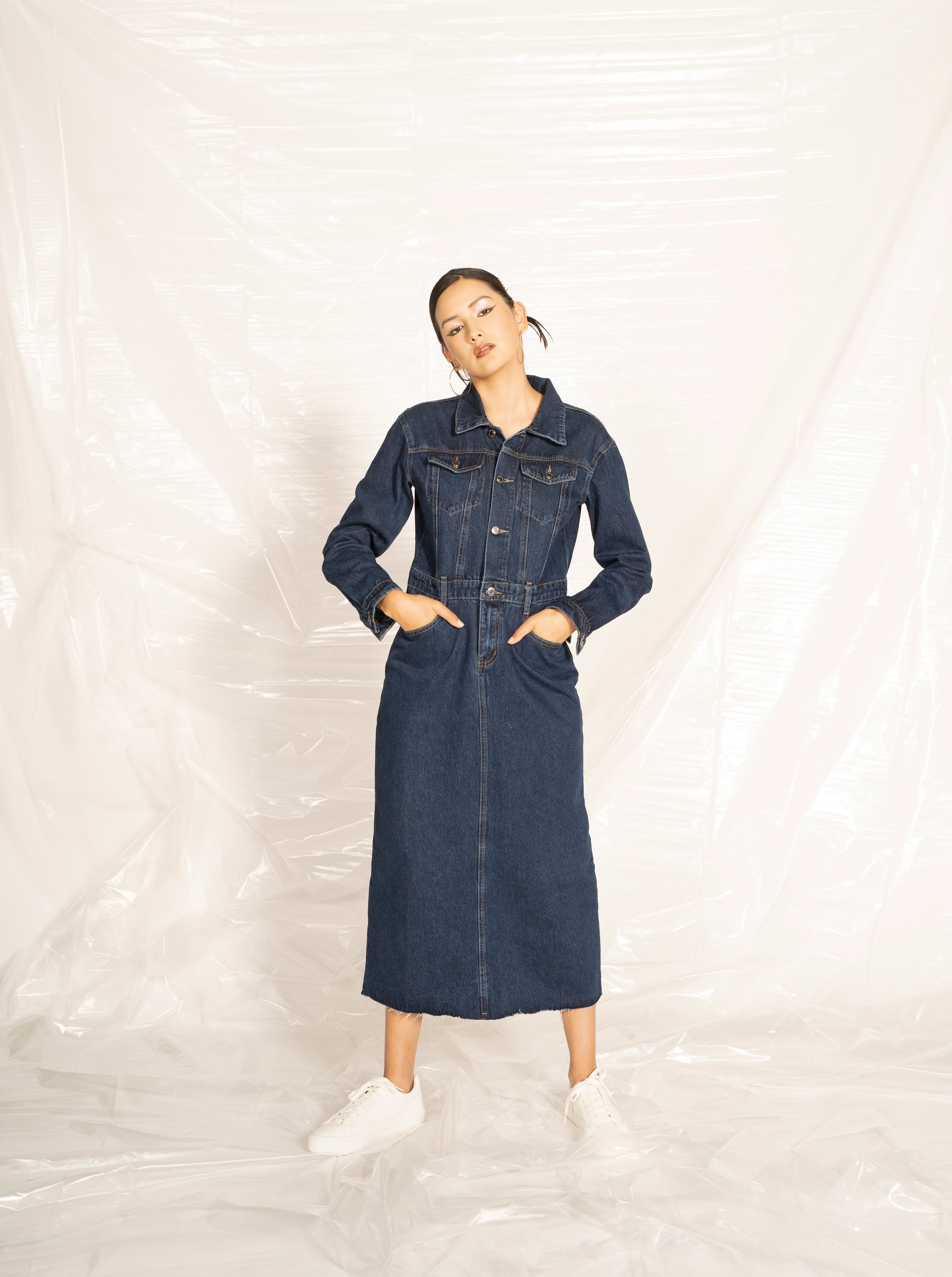 VESTIDO DENIM DONNA