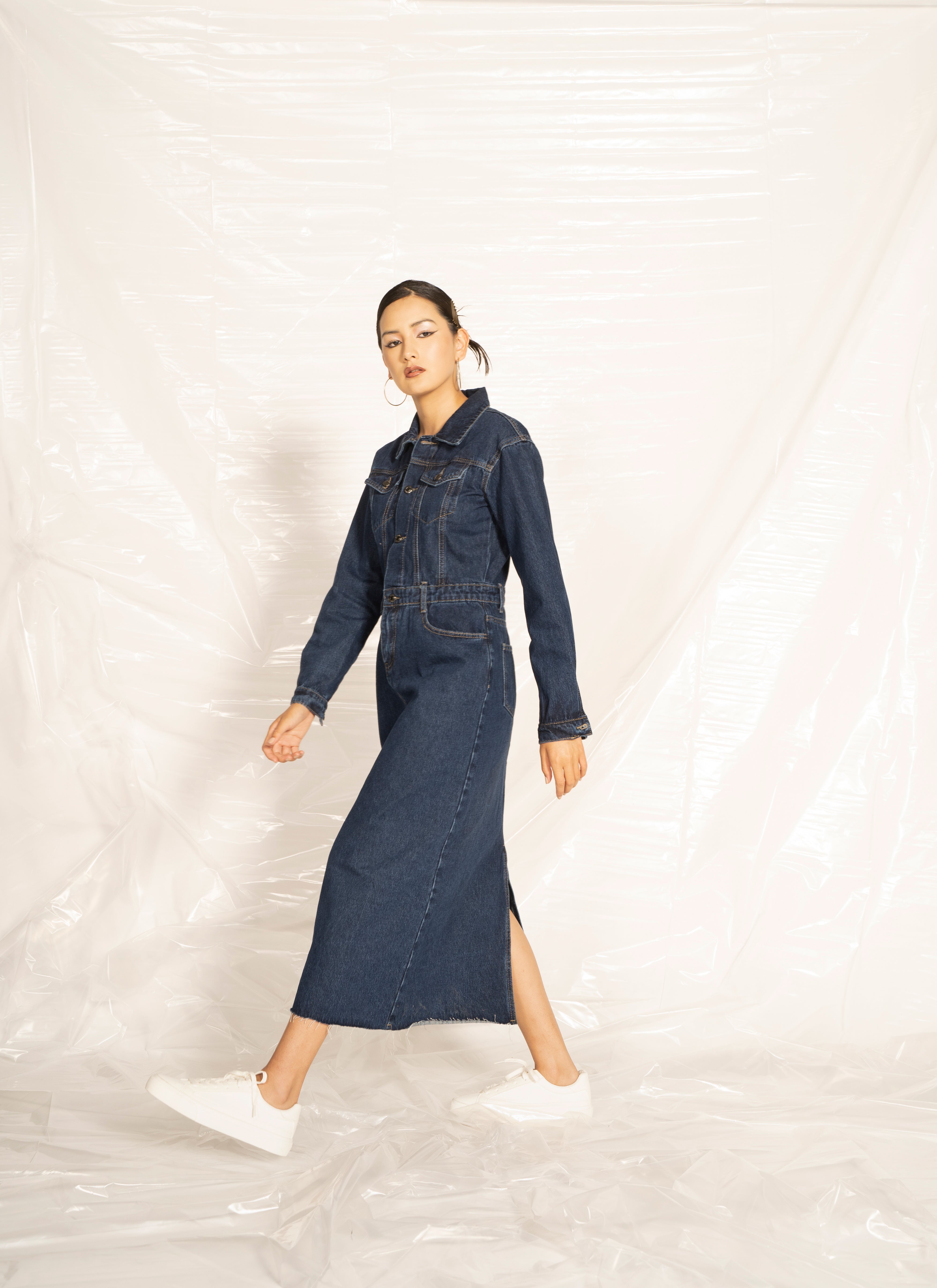 VESTIDO DENIM DONNA