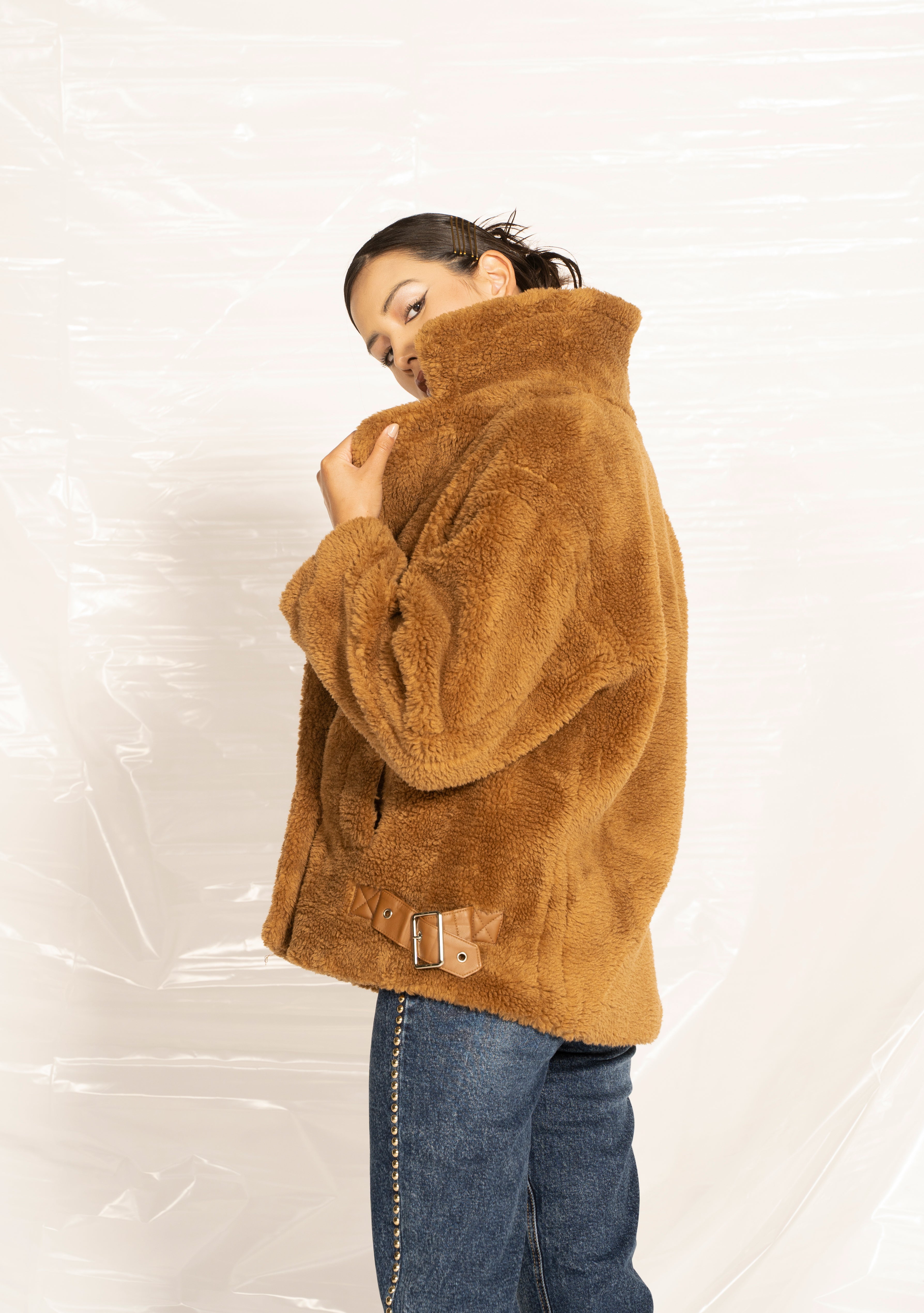 BLAZER OVER PELUCHE