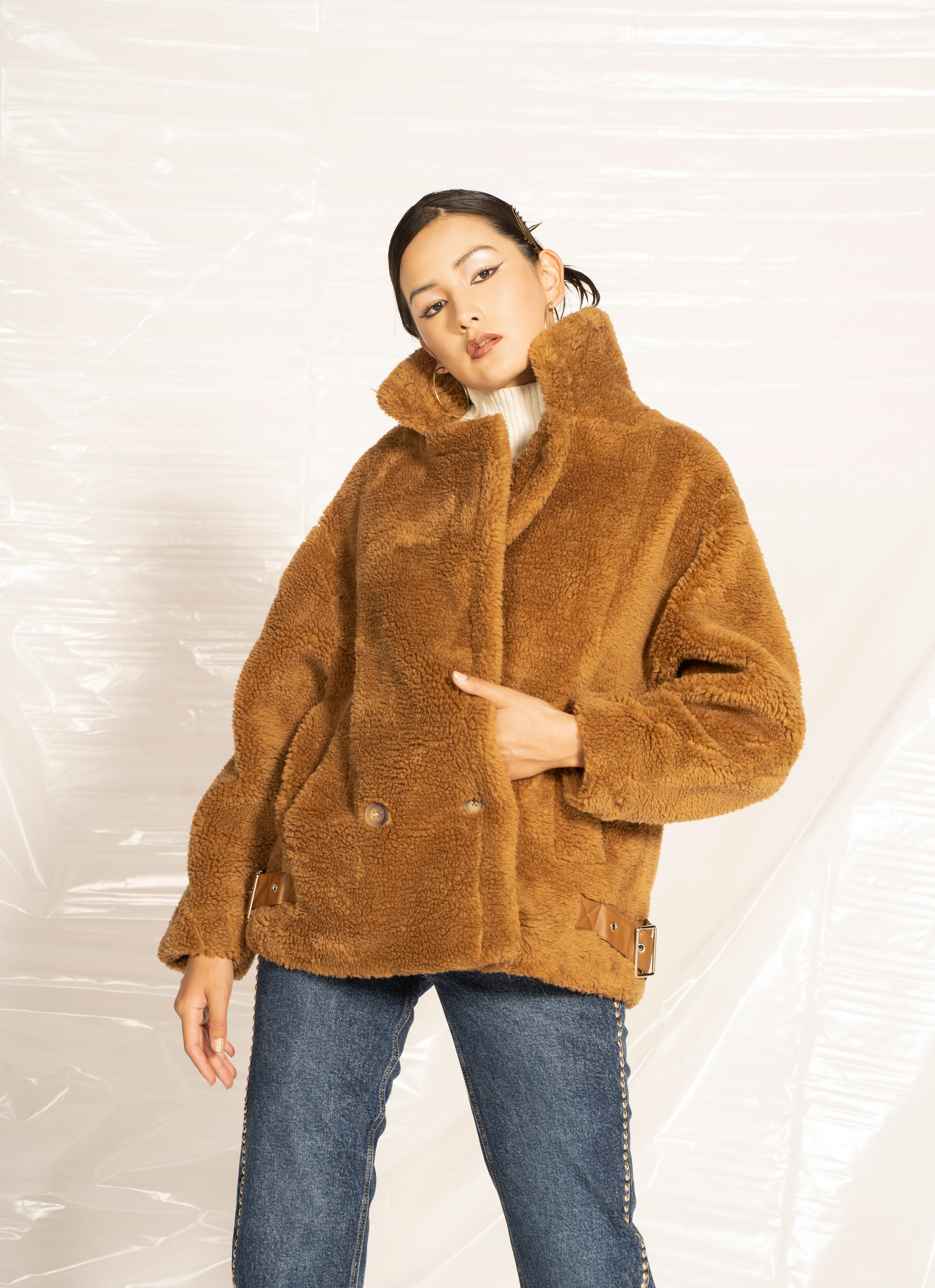 BLAZER OVER PELUCHE