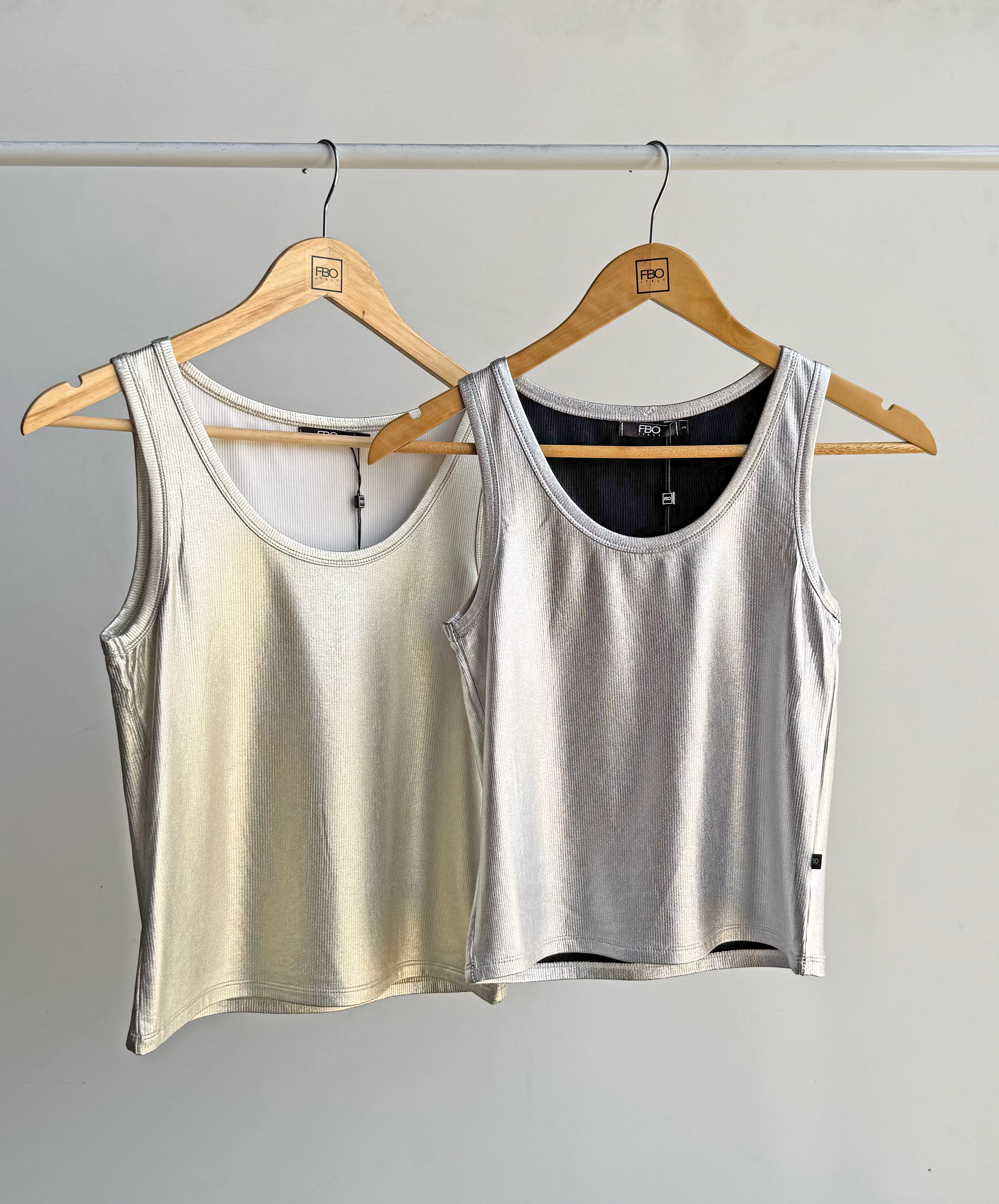 Polera Metalizado Basic