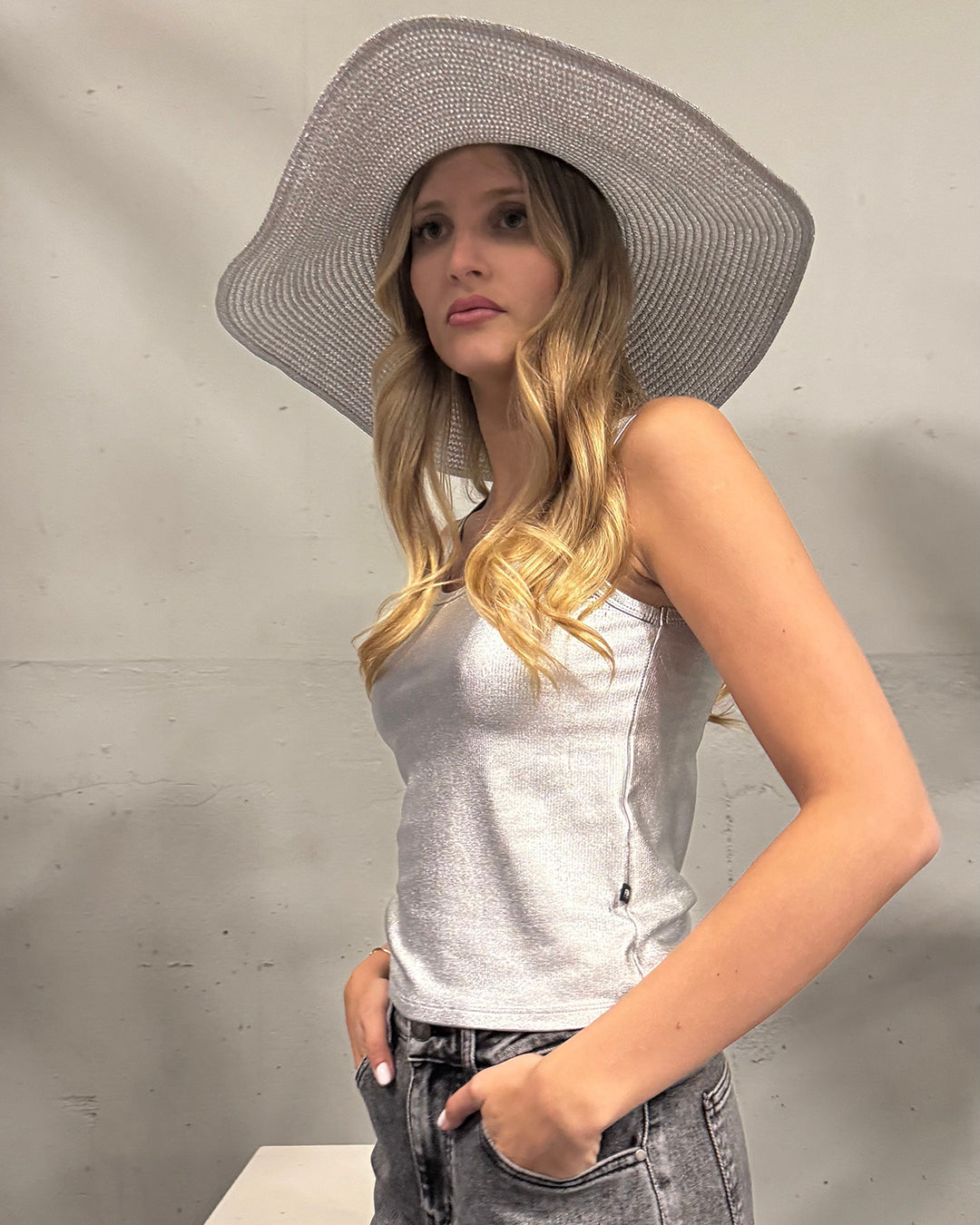 Polera Metalizado Basic