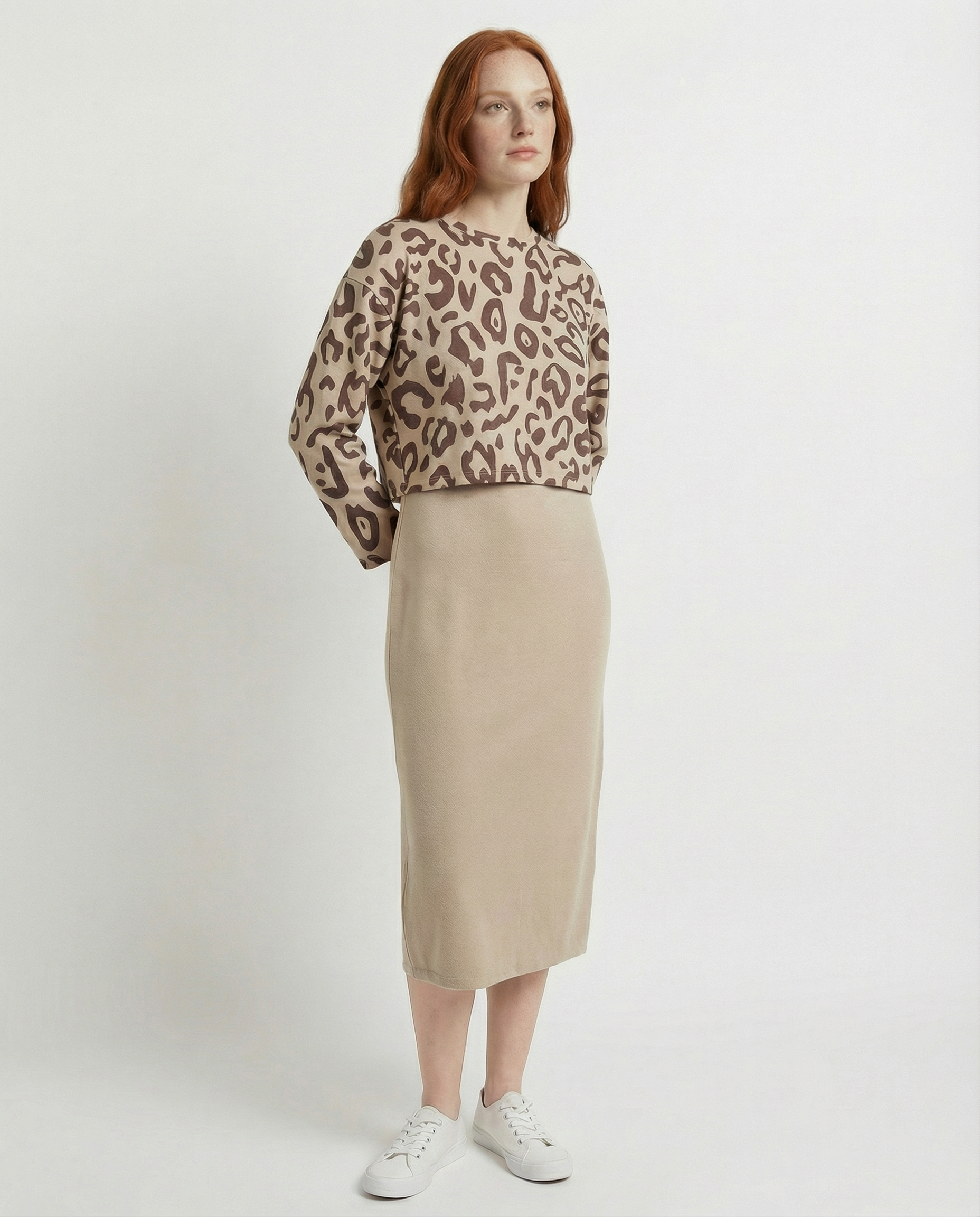 CONJUNTO FALDA MACULATO