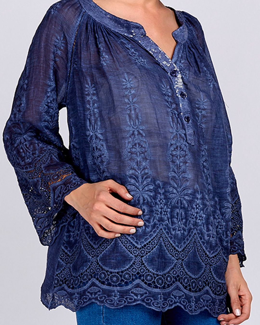 Blusa Oxidado Macrame