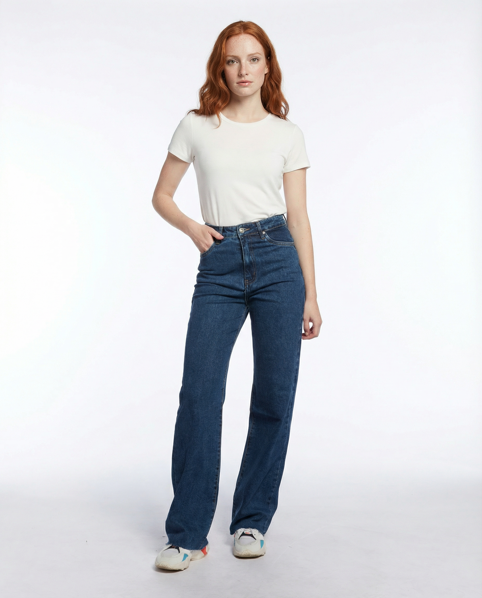 JEANS RECTO BASTA CORTE