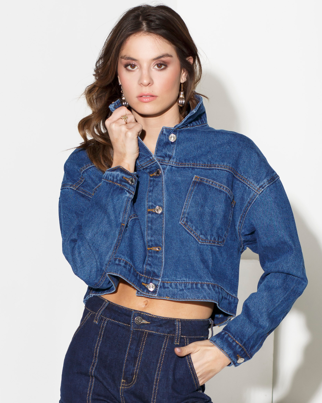 Casaca Denim Schienna Aperta