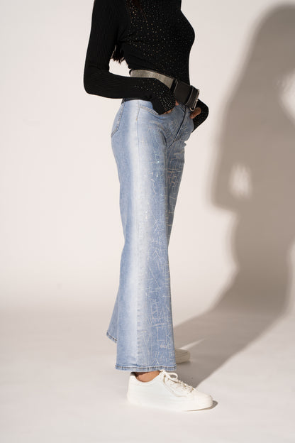 JEANS GRIFF STRASS - 216421311