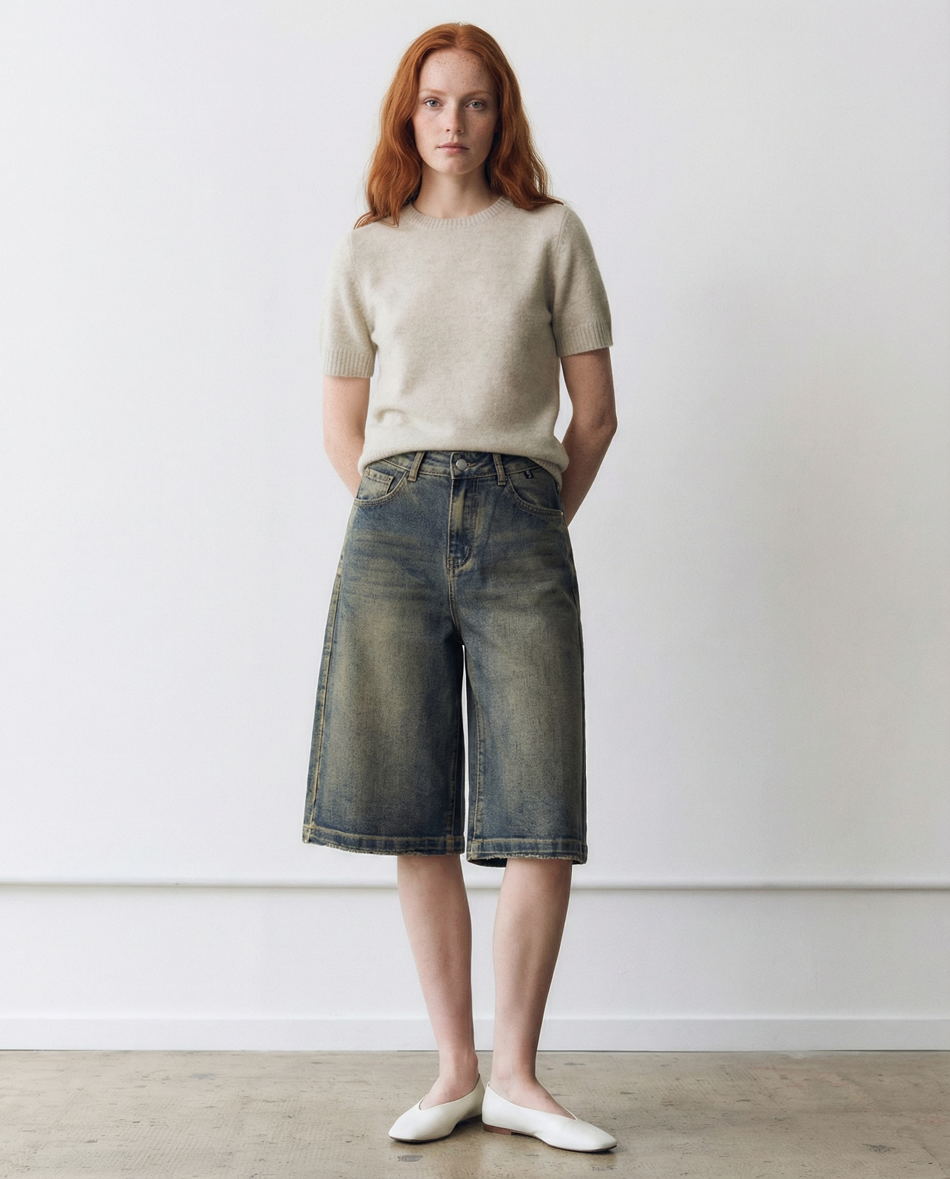 JEANS CORTO ANA LAVAGGIO TE