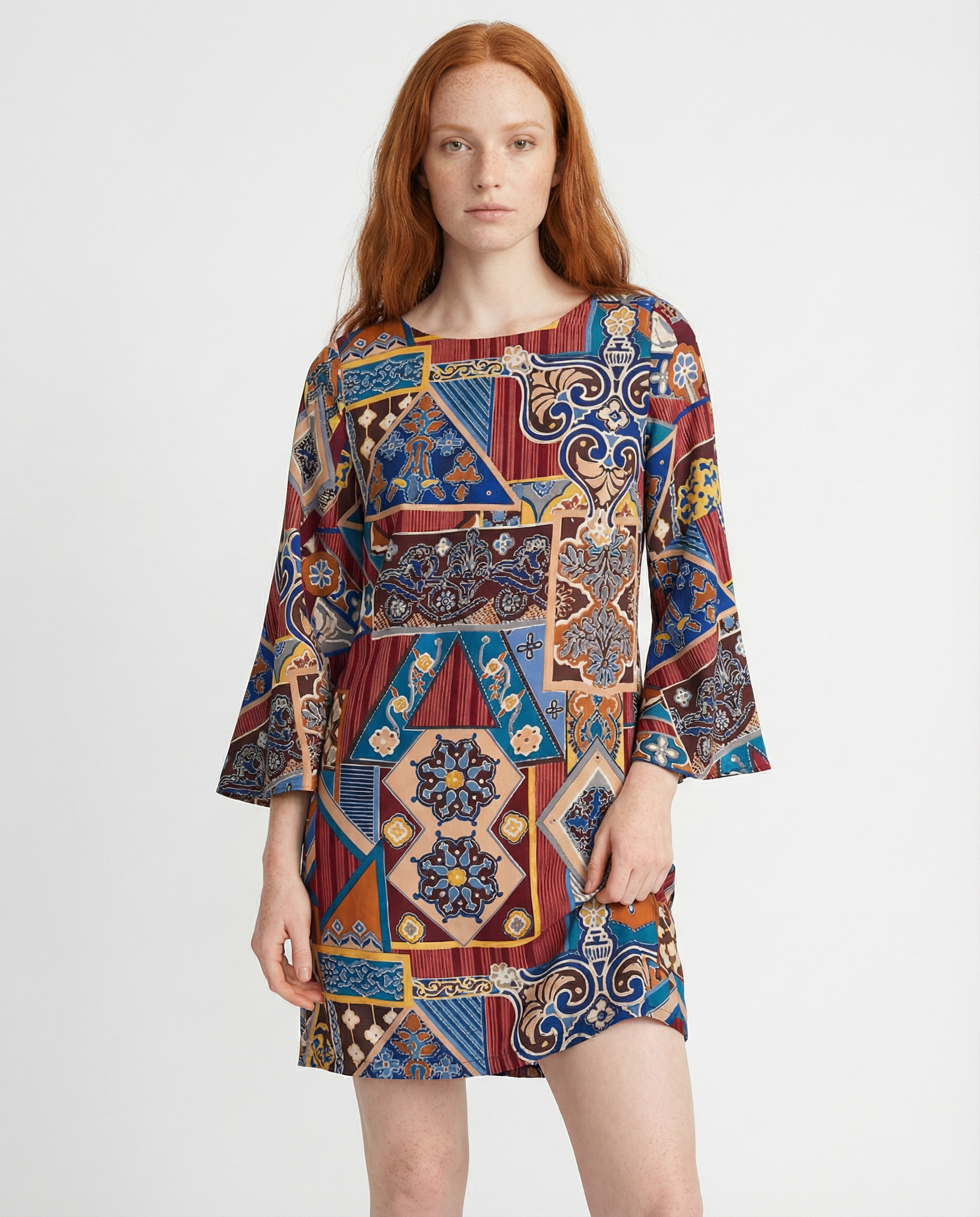 VESTIDO PROVENZAL SATIN